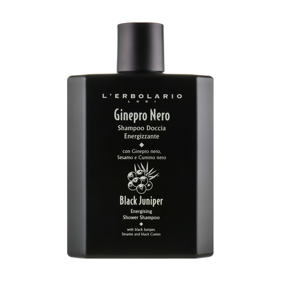 Шампунь-гель для душу L'Erbolario Ginepro Nero Shampoo Чорний ялівець, 250 мл