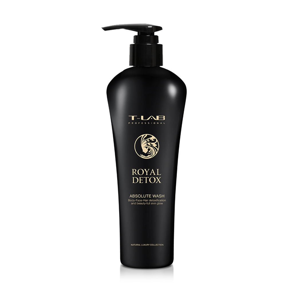 Шампунь-гель T-Lab Professional Royal Detox Absolute Wash для абсолютної детоксикації волосся, 300 мл