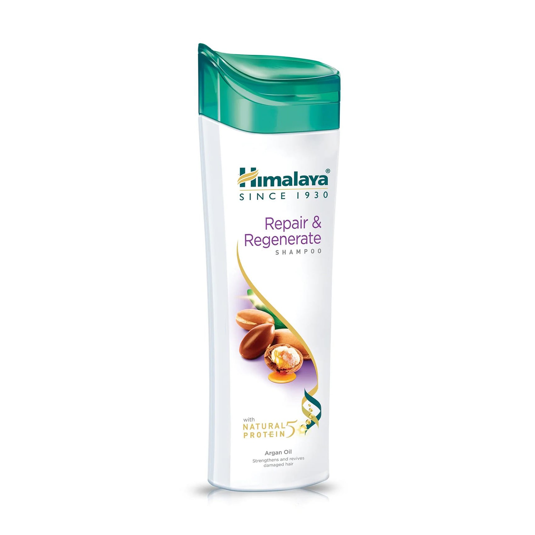 Шампунь Himalaya Herbals Repair &amp; Regenerate Shampoo для пошкодженого волосся, з аргановою олією та протеїнами, 400 мл