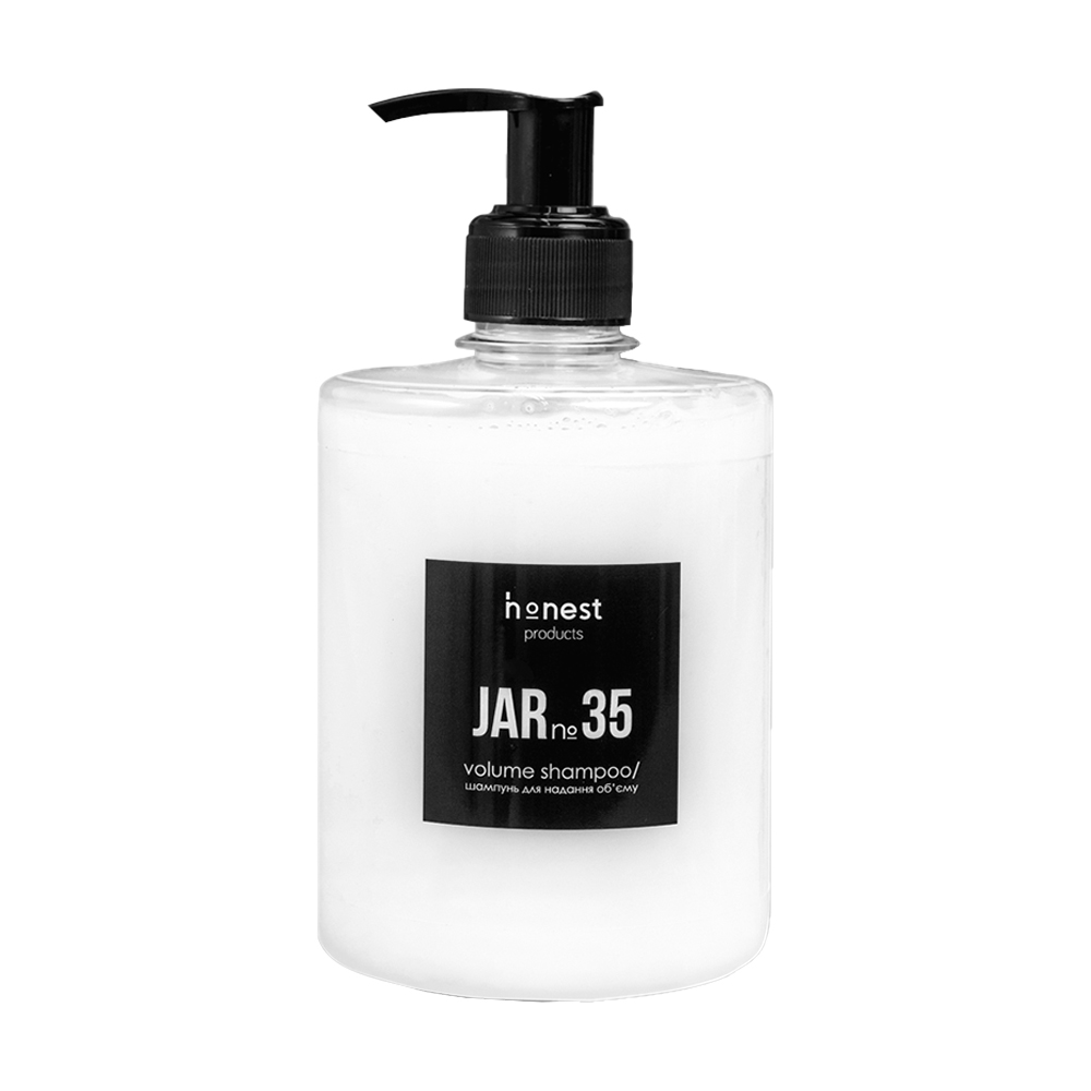 Шампунь Honest Products Jar 35 для надання об'єму волоссю, 500 мл