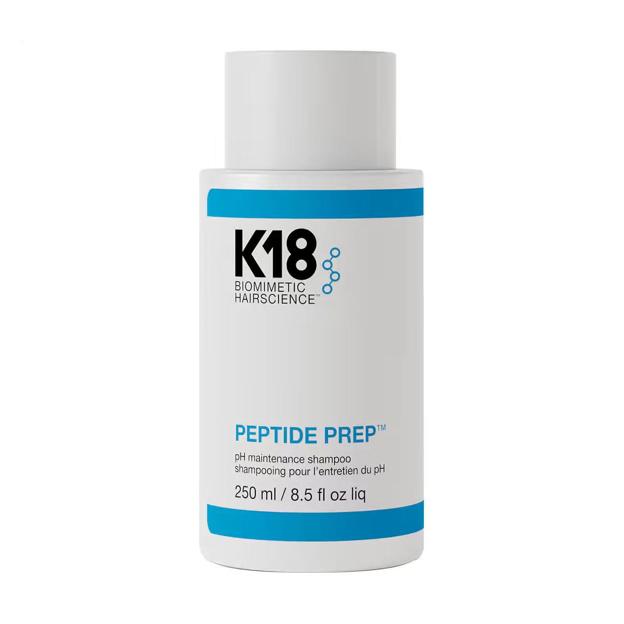 Шампунь K18 Biomimetic Hairscience Peptide Prep PH Shampoo з оптимізованим рівнем pH, для частого використання, 250 мл
