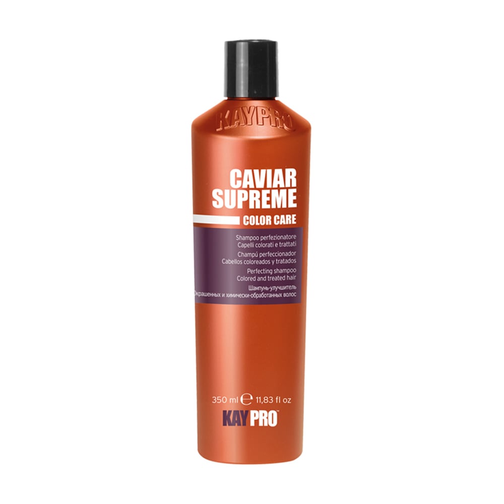 Шампунь  KayPro Caviar Supreme Color Care Perfecting Shampoo для фарбованого та хімічно обробленого волосся, з ікрою, 350 мл