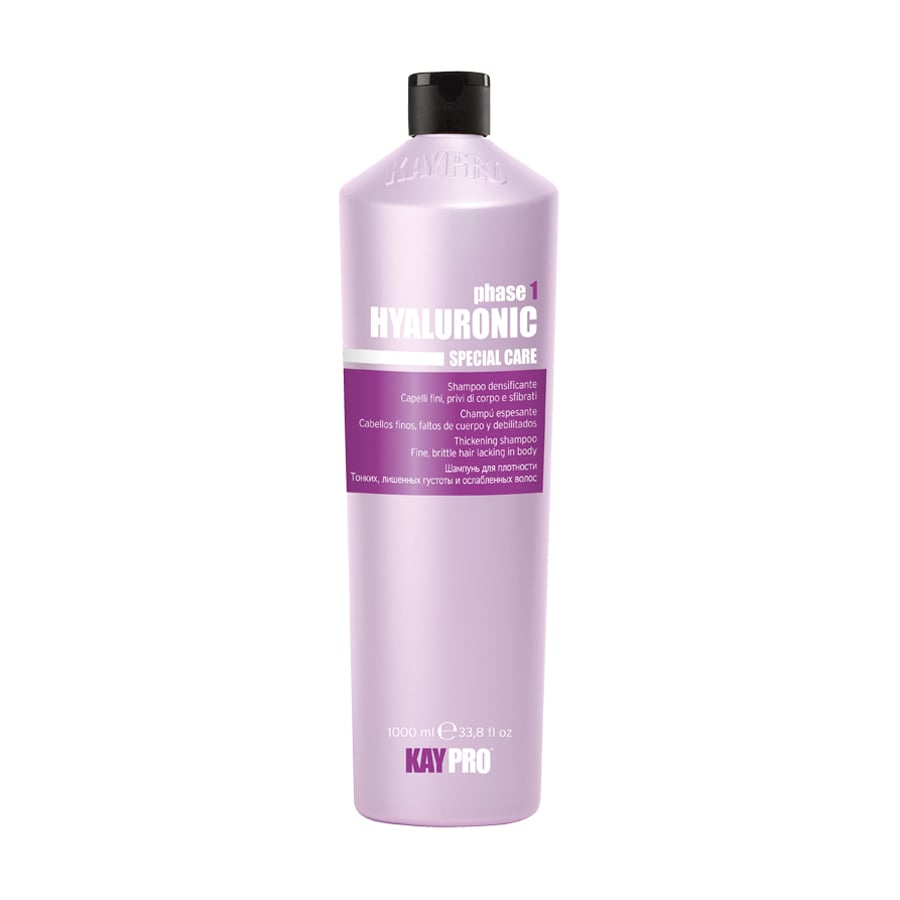 Шампунь KayPro Special Care Hyaluronic Phase 1 Shampoo для тонкого та ослабленого волосся, 1 л