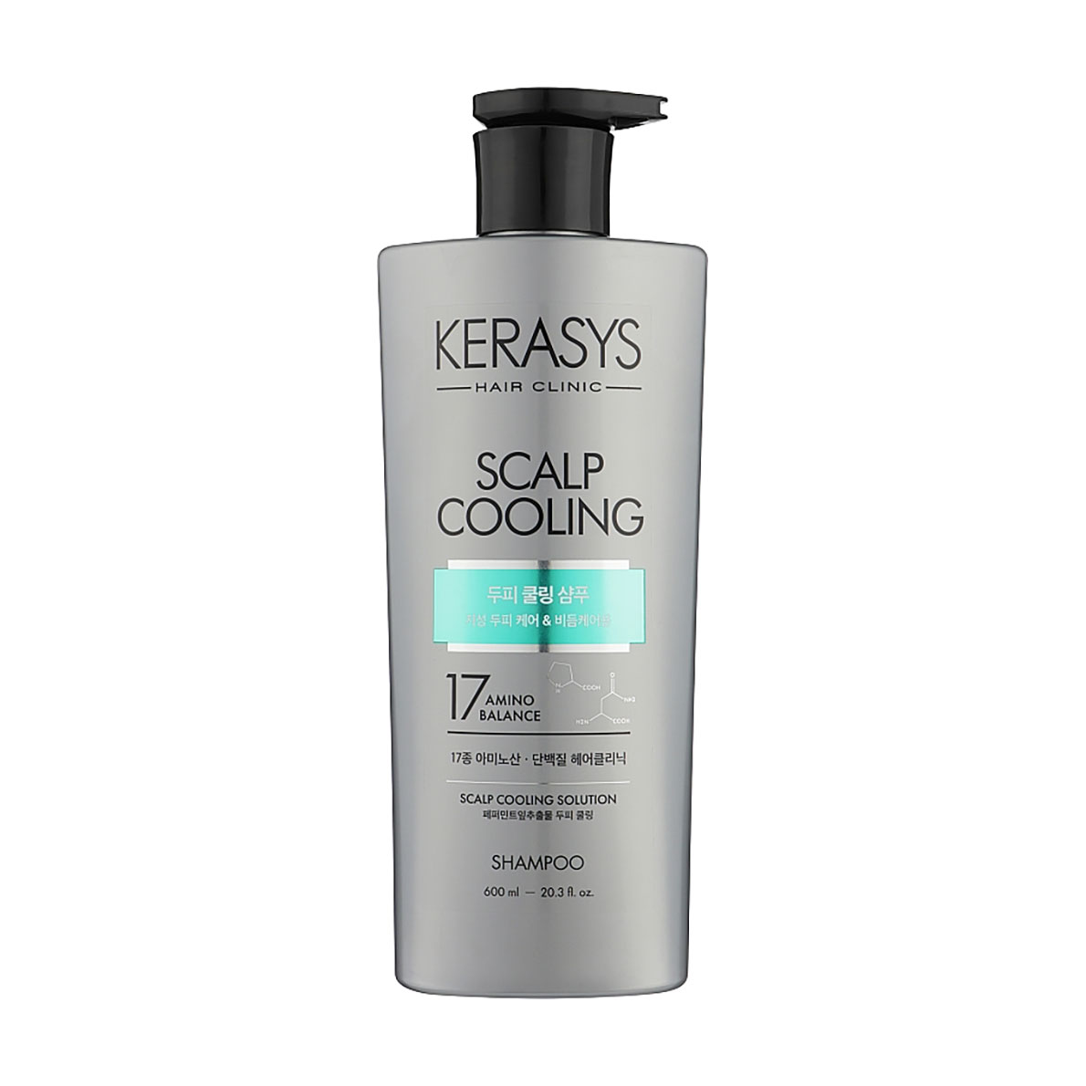 Шампунь Kerasys Hair Clinic Scalp Cooling Clinic Shampoo для жирної шкіри голови, 600 мл