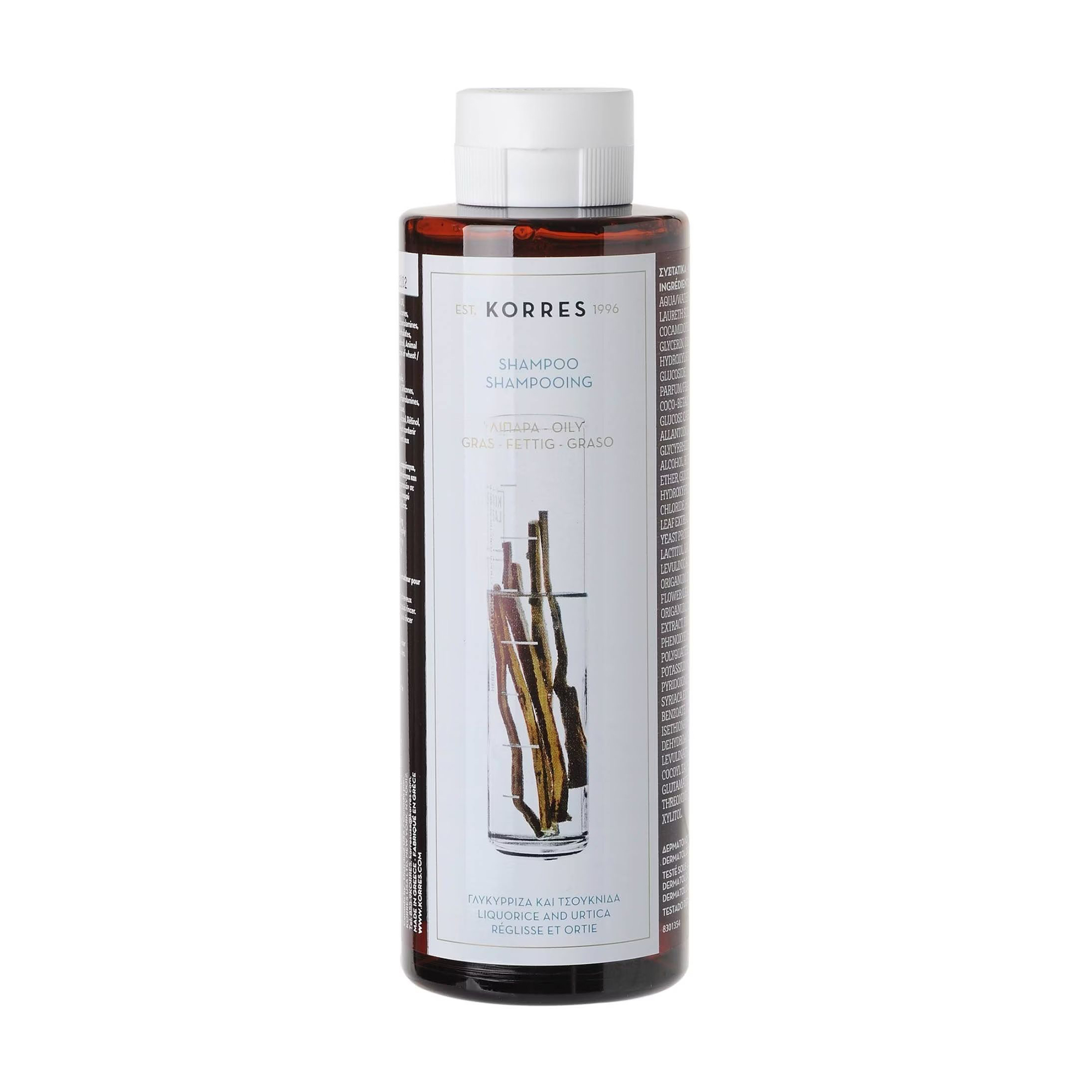 Шампунь Korres Liquorice And Urtica Shampoo для жирного волосся, 250 мл
