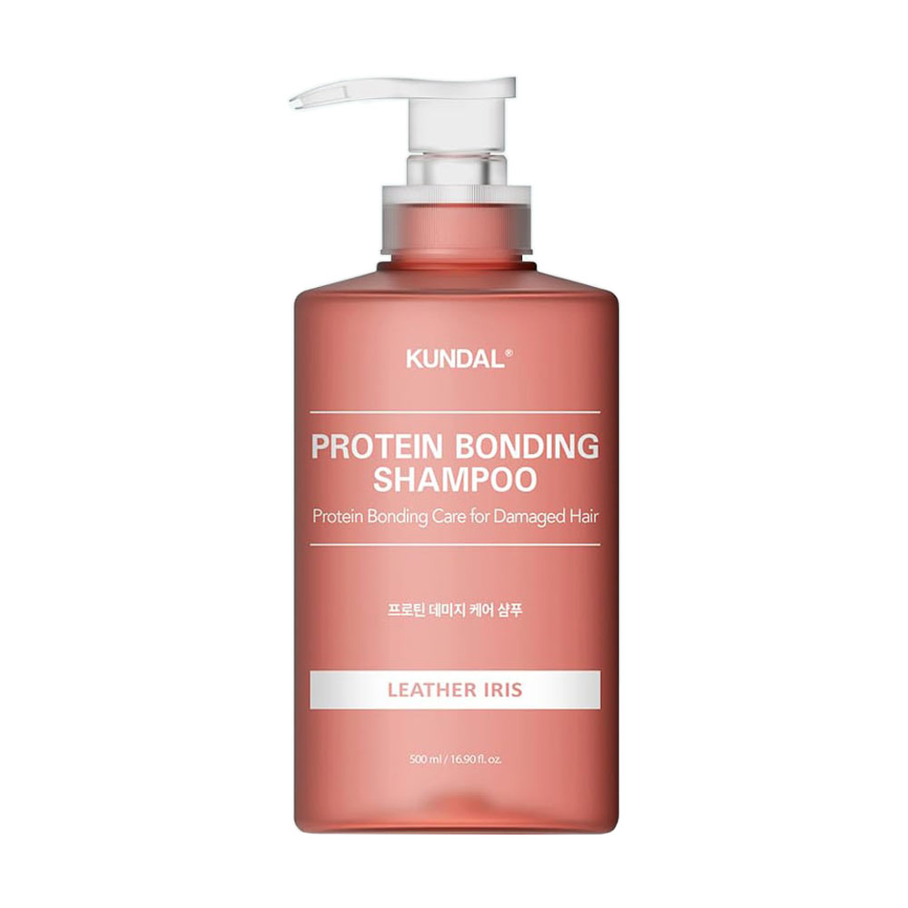 Шампунь Kundal Protein Bonding Shampoo Leather Iris для пошкодженого волосся, 500 мл