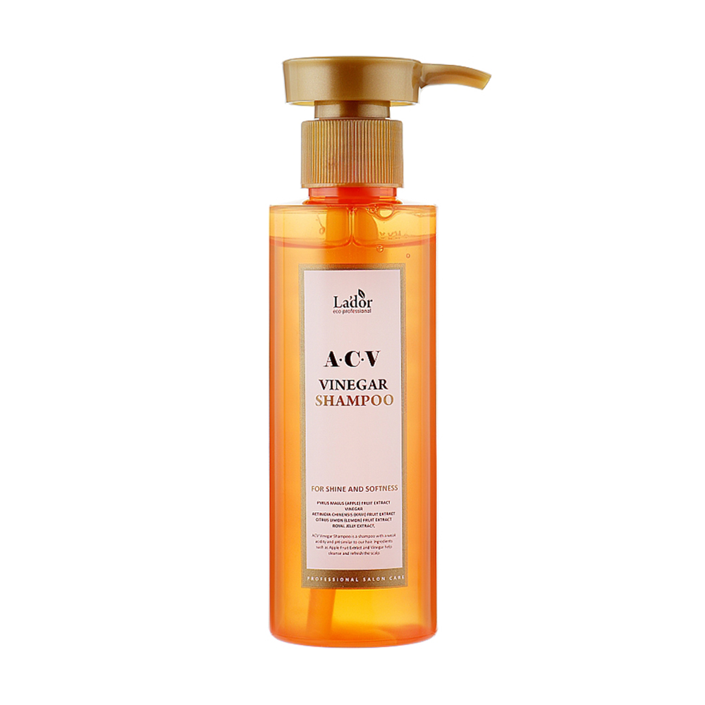 Шампунь La'dor ACV Vinegar Shampoo для блиску та м'якості волосся, із яблучним оцтом, 150 мл