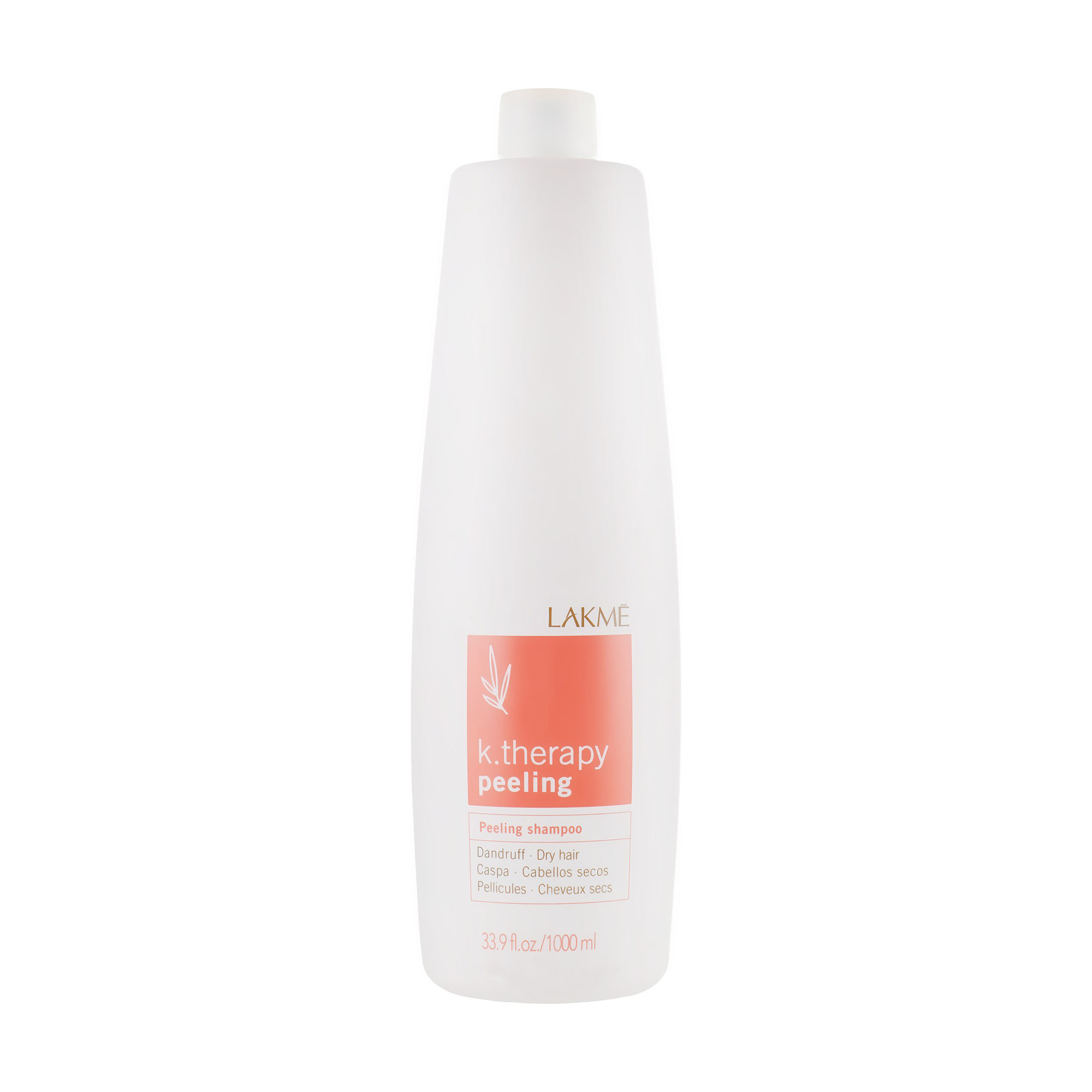 Шампунь Lakme K.Therapy Peeling Shampoo для сухого волосся, проти лупи, 1 л