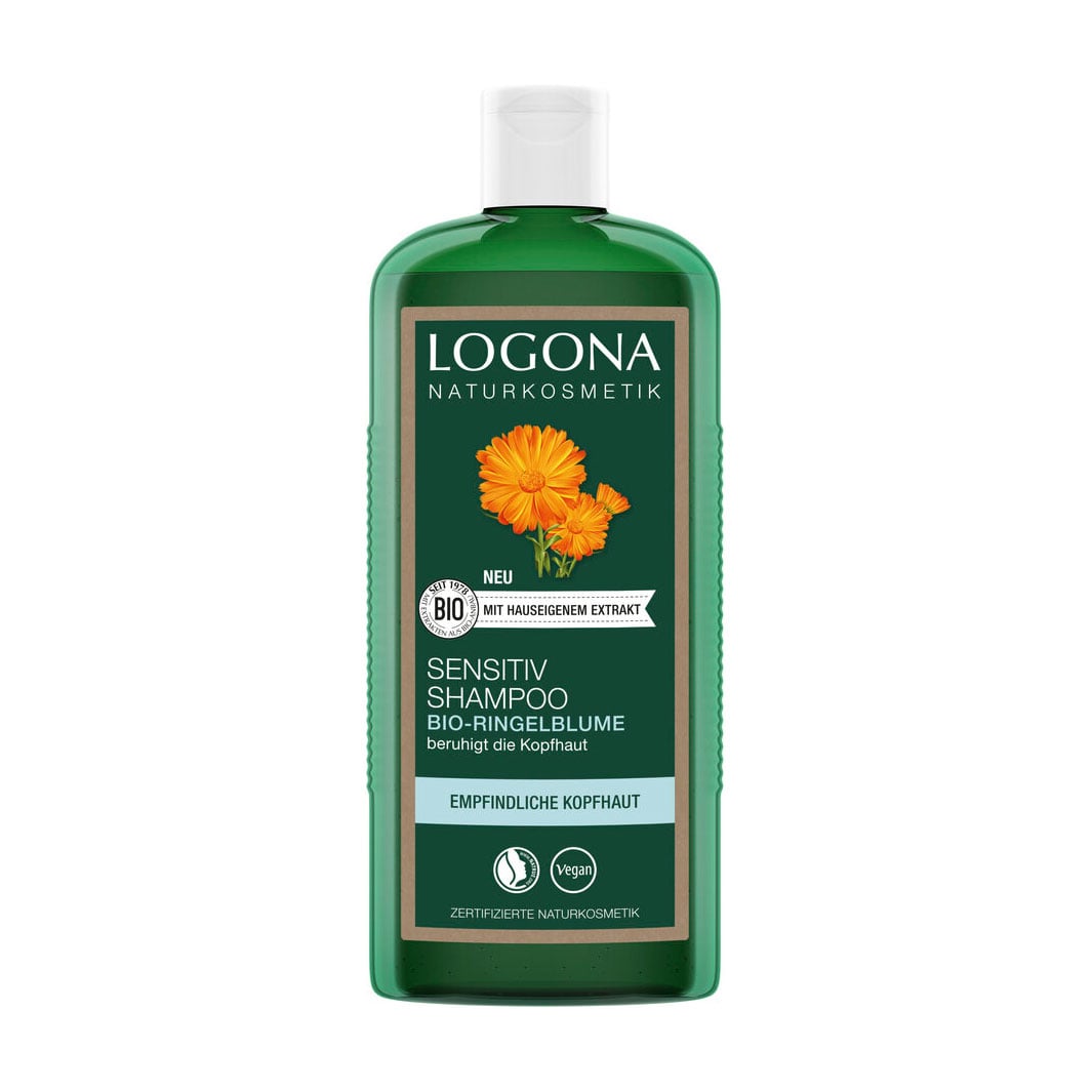 Шампунь Logona Sensitive Shampoo для чутливої шкіри голови, з календулою, 250 мл