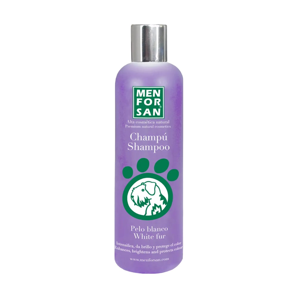 Шампунь Menforsan White Fur Shampoo для собак з білою шерстю, 300 мл