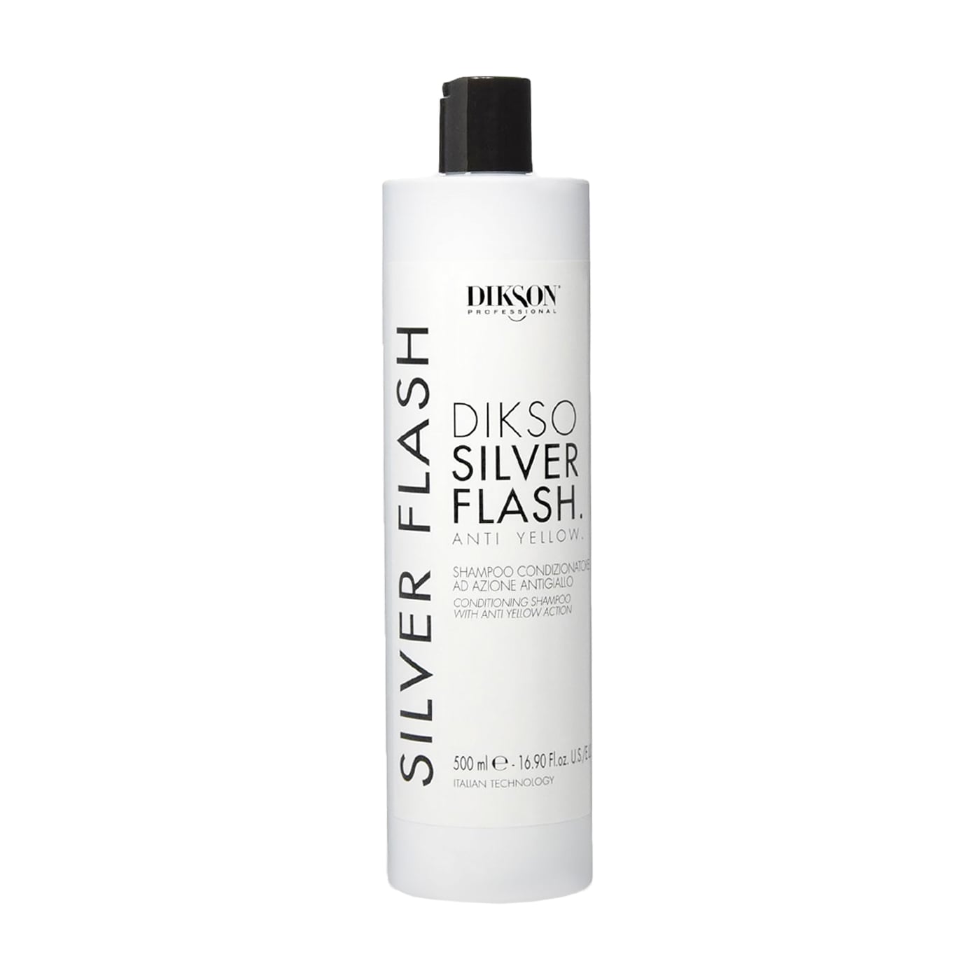 Шампунь-нейтралізатор жовтизни волосся Dikson Silver Flash Anti Yellow Conditioning Shampoo, 500 мл