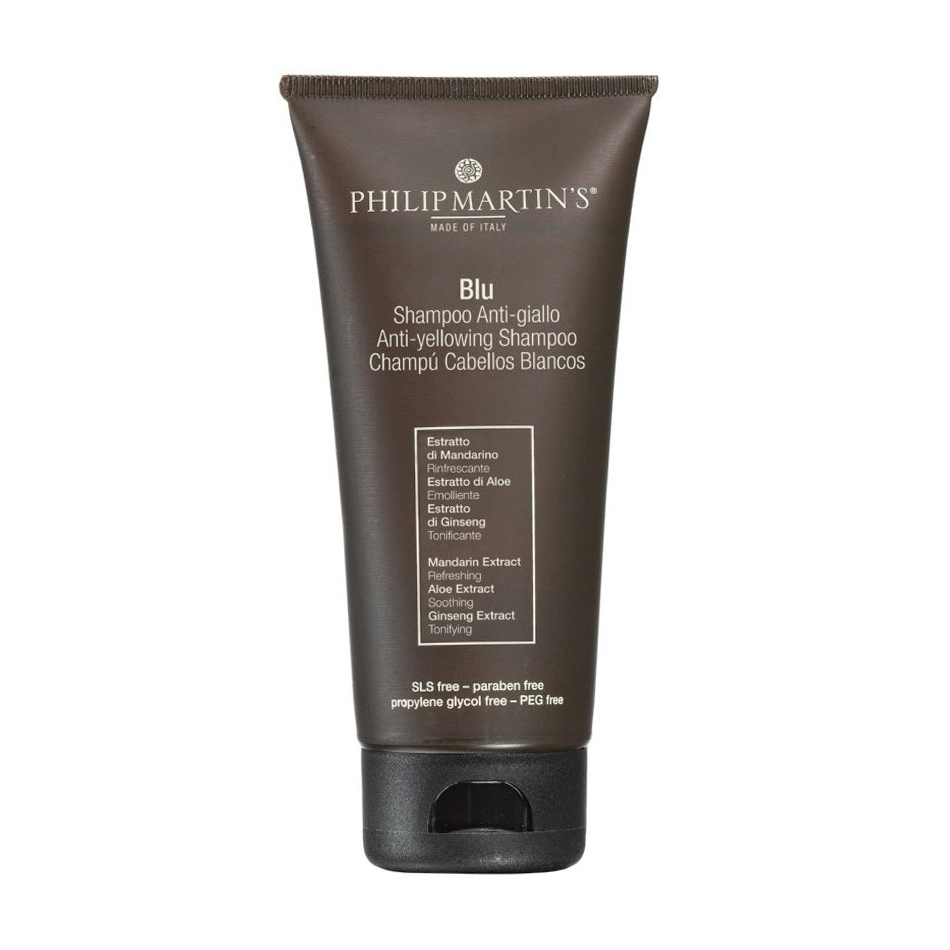 Шампунь Philip Martin's Blu Anti-yellowing Shampoo для світлого волосся, 200 мл