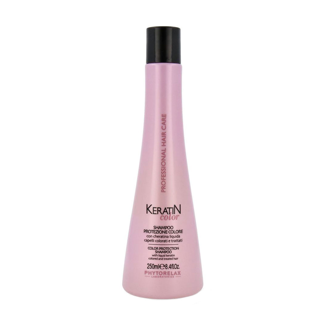 Шампунь Phytorelax Laboratories Keratin Color Protection Shampoo для захисту кольору фарбованого волосся, з кератином, 250 мл