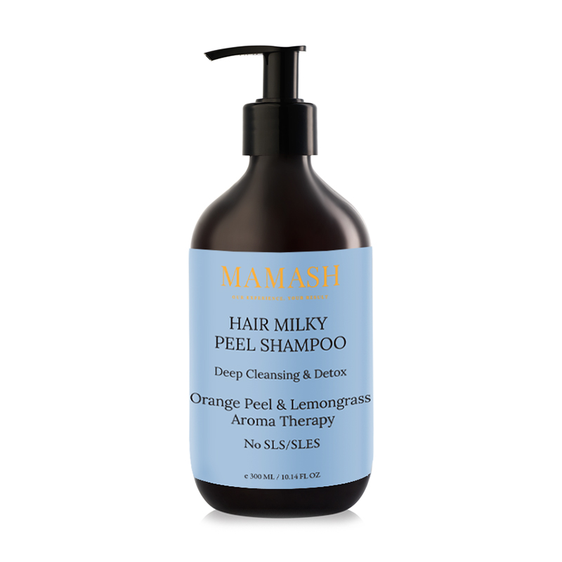 Шампунь-пілінг Mamash Hair Milky Peel Shampoo для глибокого очищення волосся та шкіри голови, 300 мл