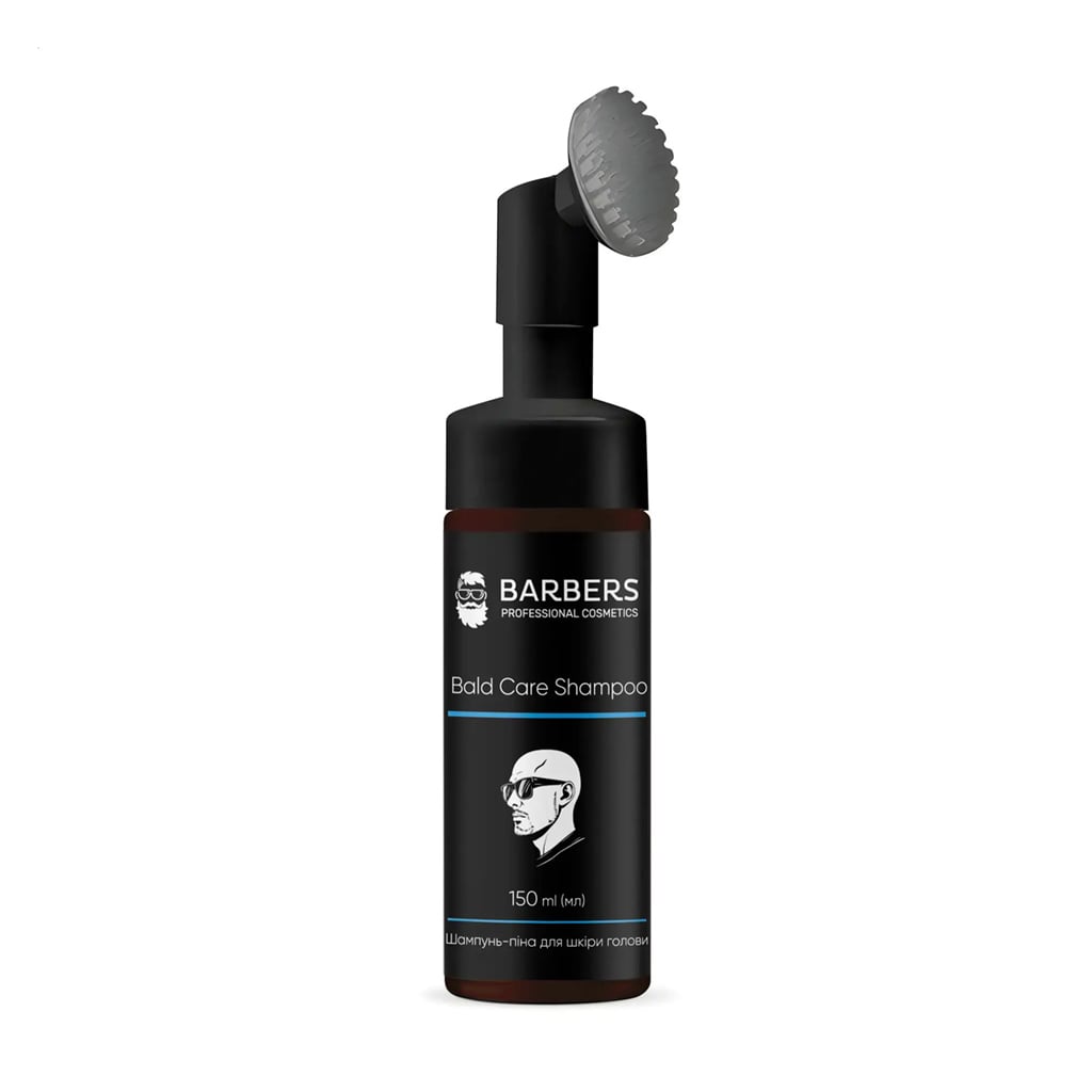 Шампунь-піна для шкіри голови Barbers Bald Care Shampoo, 150 мл