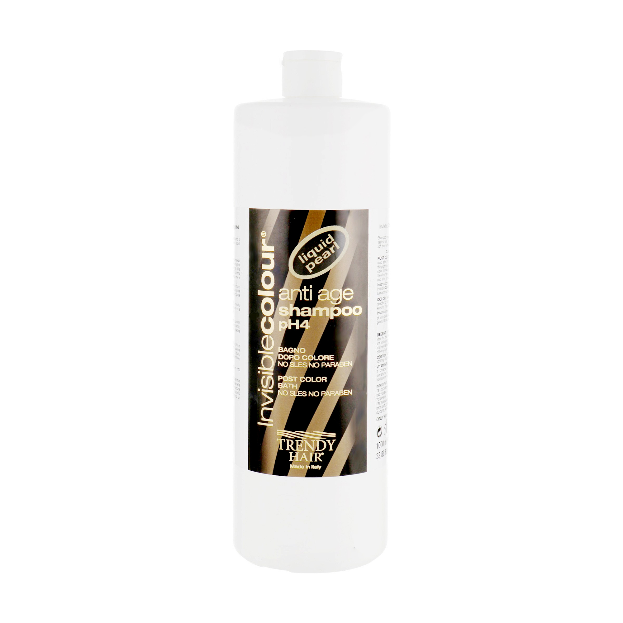 Шампунь після фарбування волосся Trendy Hair Invisible Color Anti Age pH 4 Post Color Shampoo, 1 л