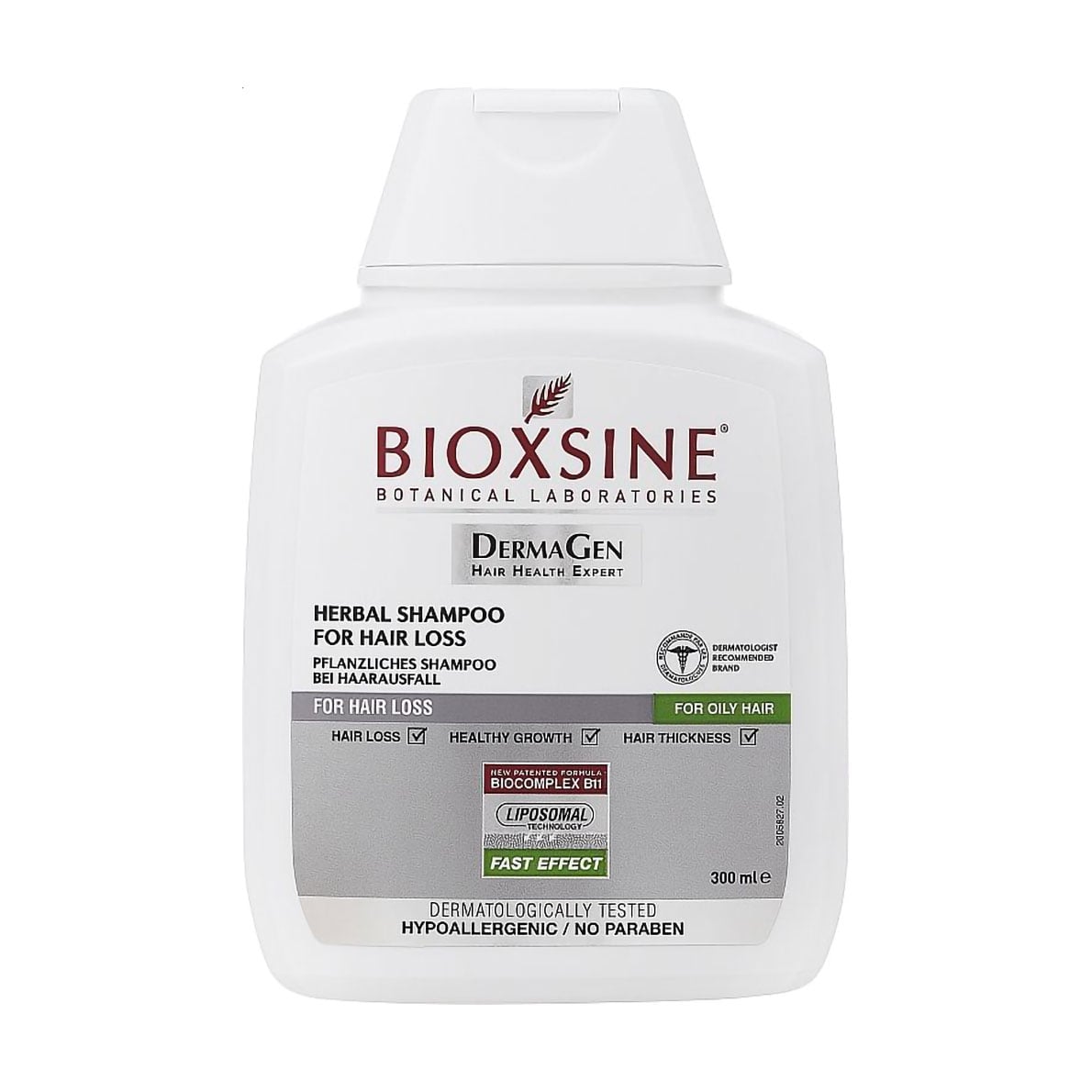 Шампунь проти випадіння для жирного волосся Biota Bioxsine DermaGen, 300 мл