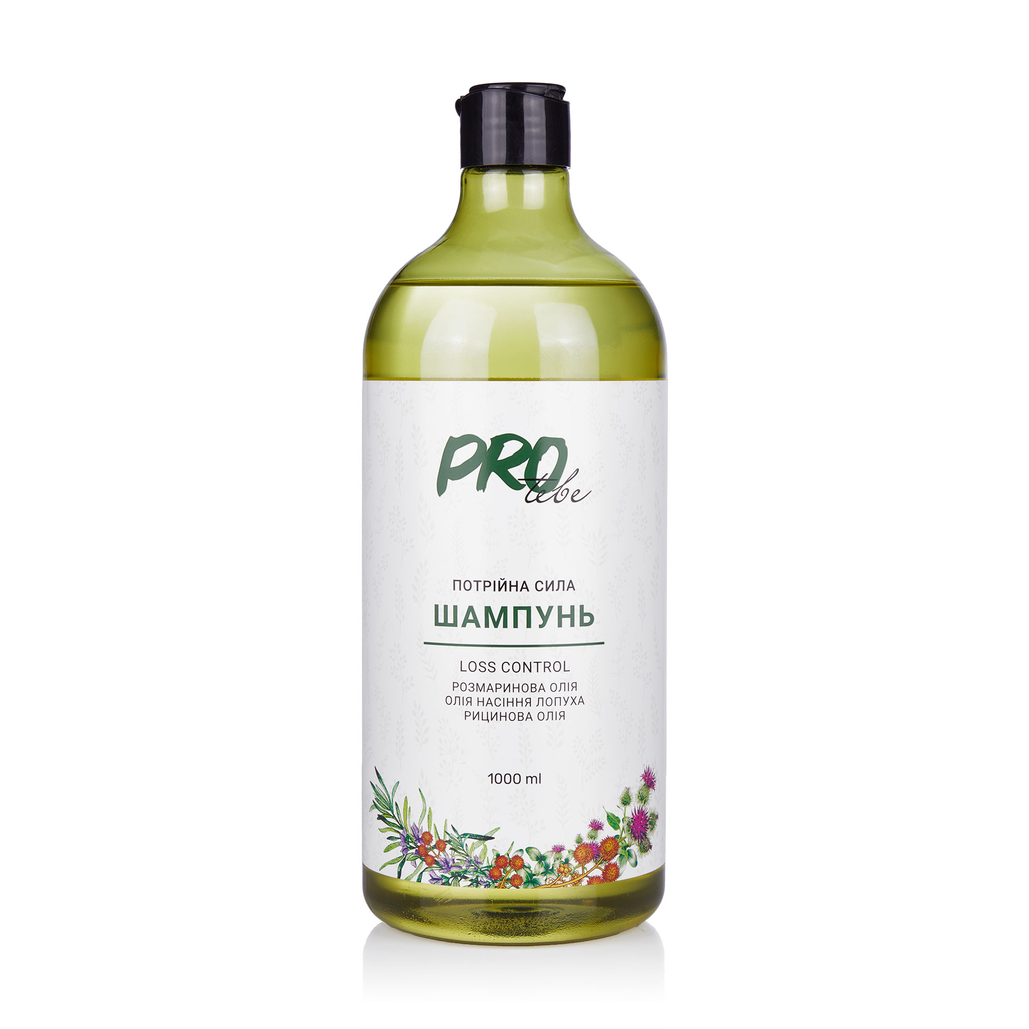 Шампунь проти випадіння волосся PROtebe Loss Control Потрійна cила, 1 л