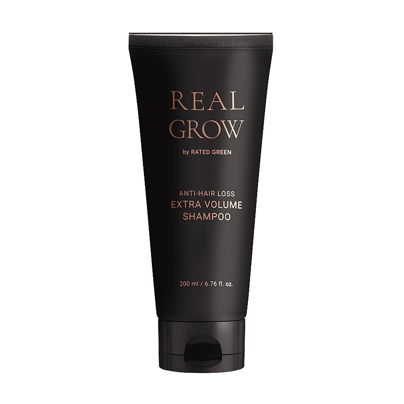 Шампунь проти випадіння волосся Rated Green Real Grow Anti-Hair Loss Extra Volume Shampoo для об'єму, 200 мл