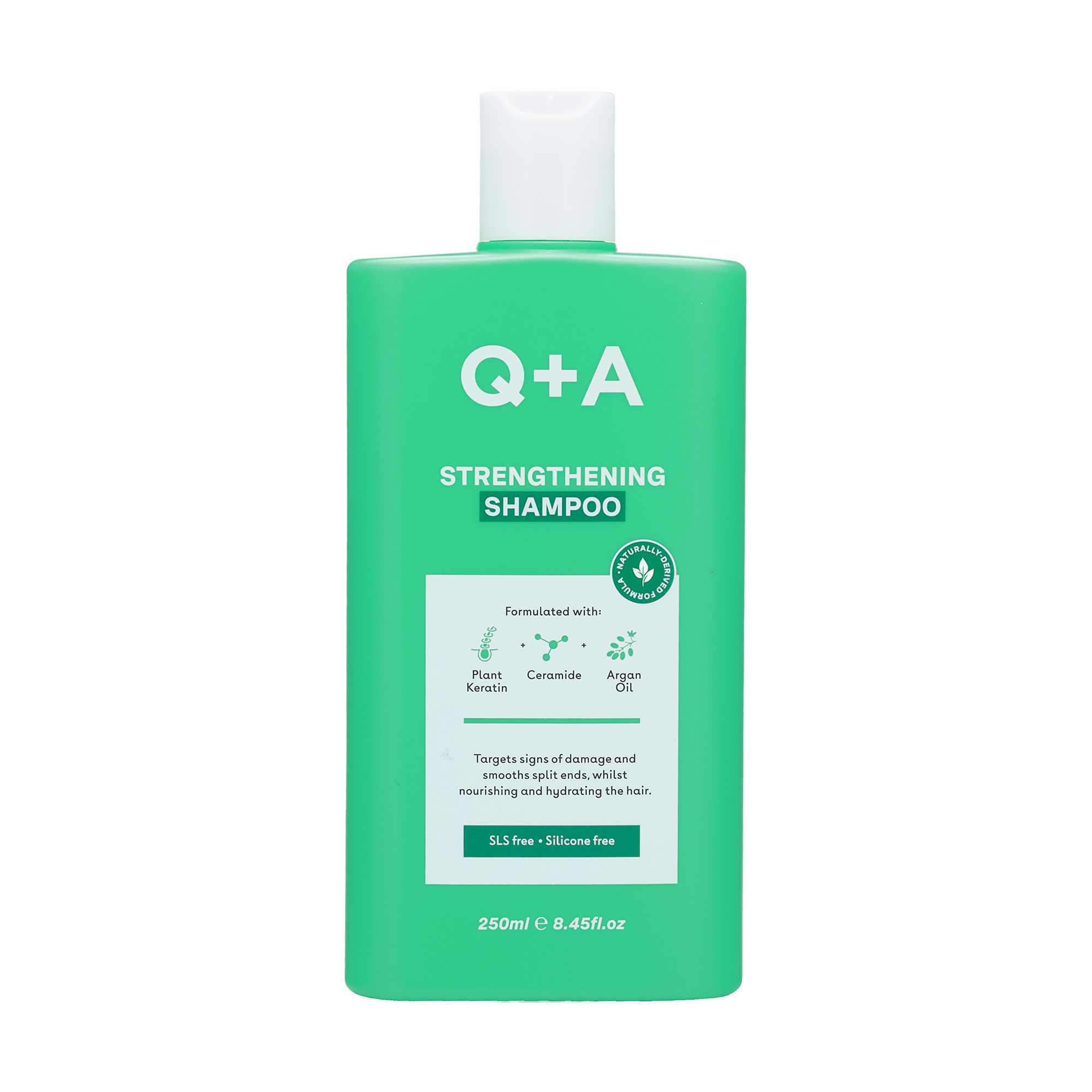 Шампунь Q+A Strengthening Shampoo для укріплення та покращення росту волосся, 250 мл