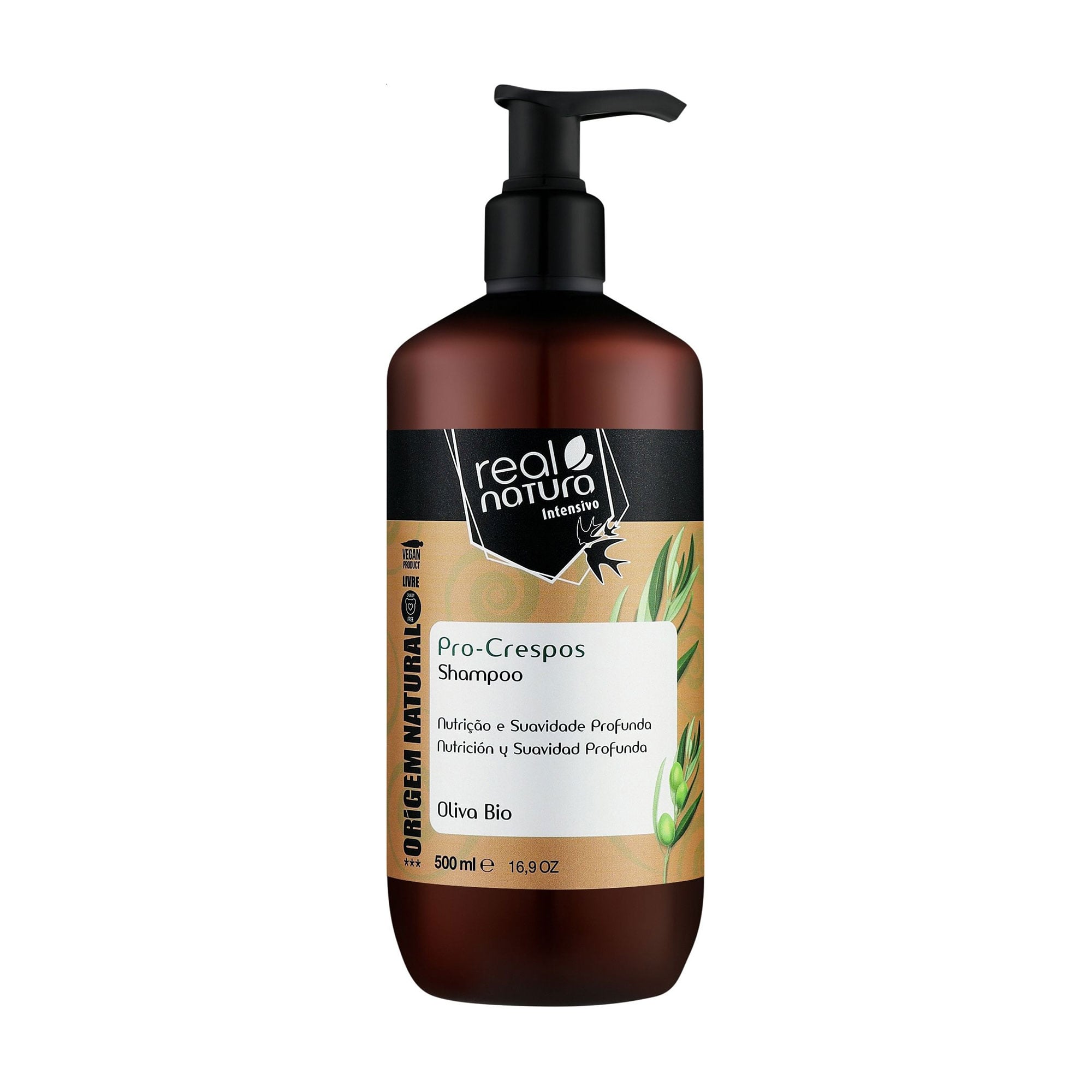 Шампунь Real Natura Pro-Crespos Shampoo для кучерявого волосся, 500 мл