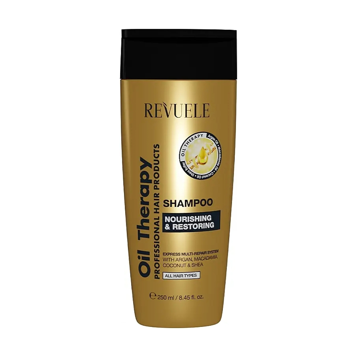Шампунь Revuele Oil Therapy Shampoo Живлення та відновлення, для всіх типів волосся, 250 мл