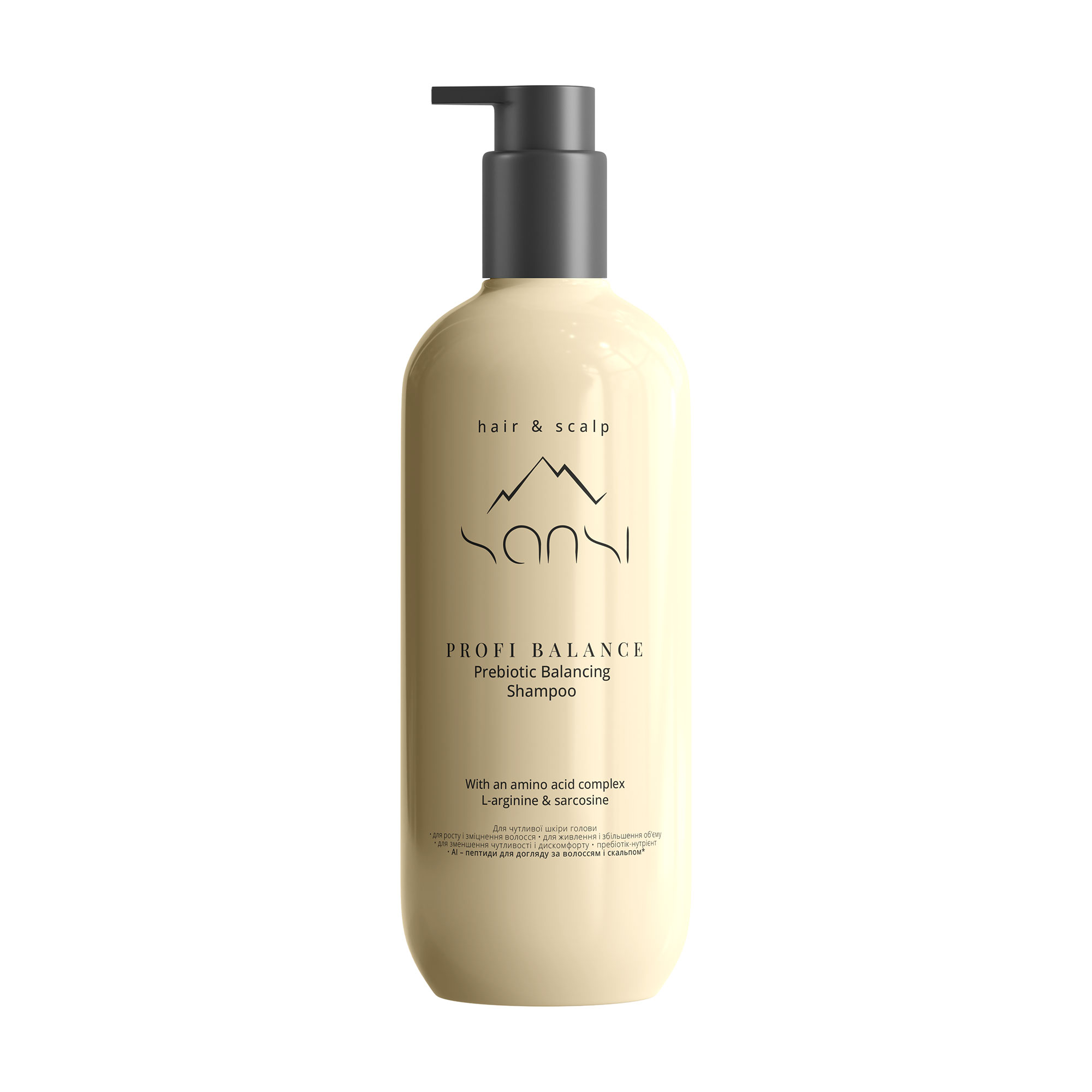 Шампунь Sansi ProfiCare Profi Balance Prebiotic Balancing Shampoo для чутливої шкіри голови, 400 г