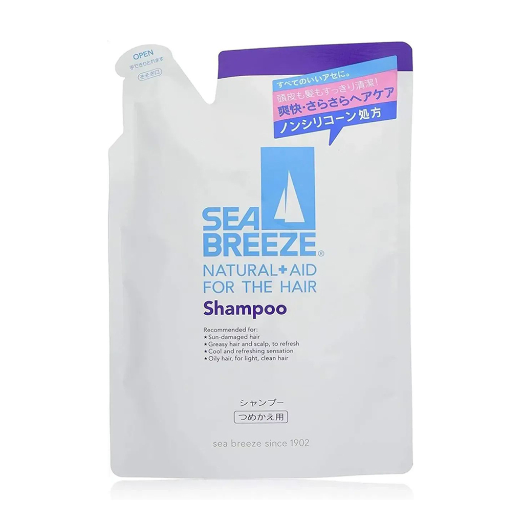 Шампунь Shiseido Sea-Breeze Shampoo для жирної шкіри голови та всіх типів волосся, 400 мл