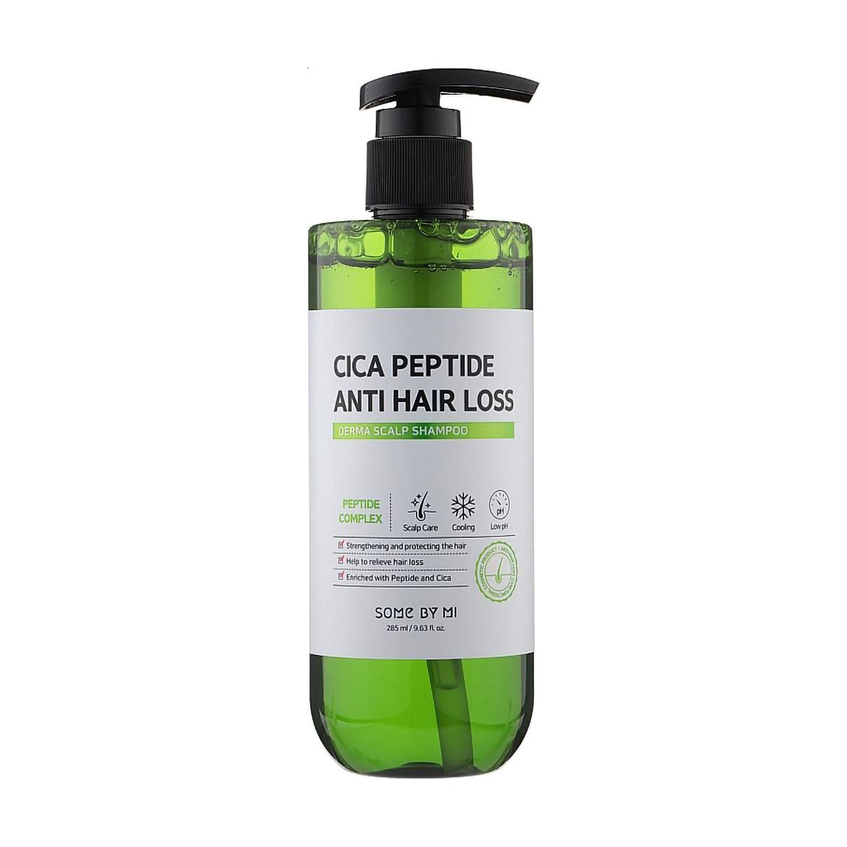 Шампунь Some By Mi Cica Peptide Anti Hair Loss Derma Scalp Shampoo проти випадіння волосся, 285 мл