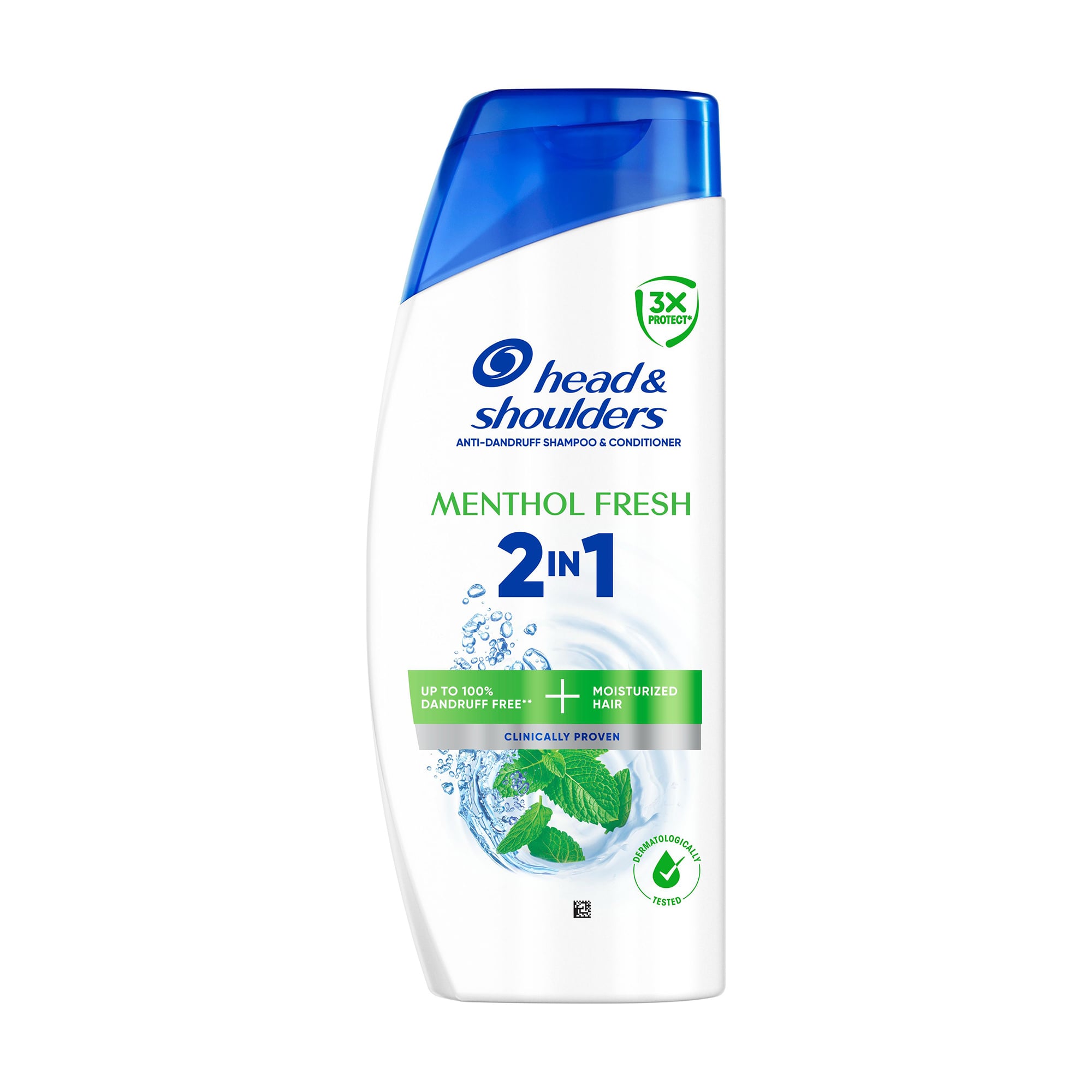 Шампунь та бальзам-ополіскувач для волосся 2 в 1 Head &amp; Shoulders Menthol Fresh Свіжість ментолу, проти лупи, 400 мл
