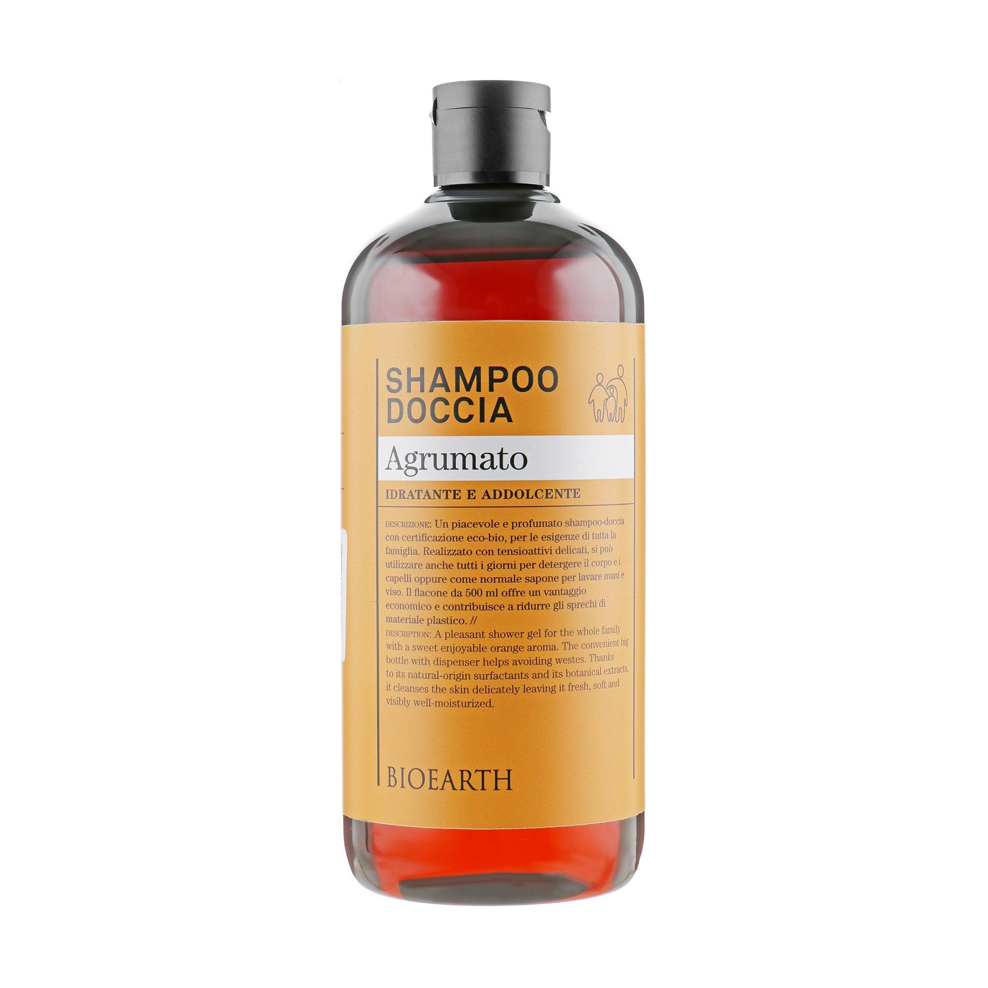 Шампунь та гель для душу Bioearth Citrus Fruits Shampoo &amp; Body Wash Цитрусовий, 500 мл