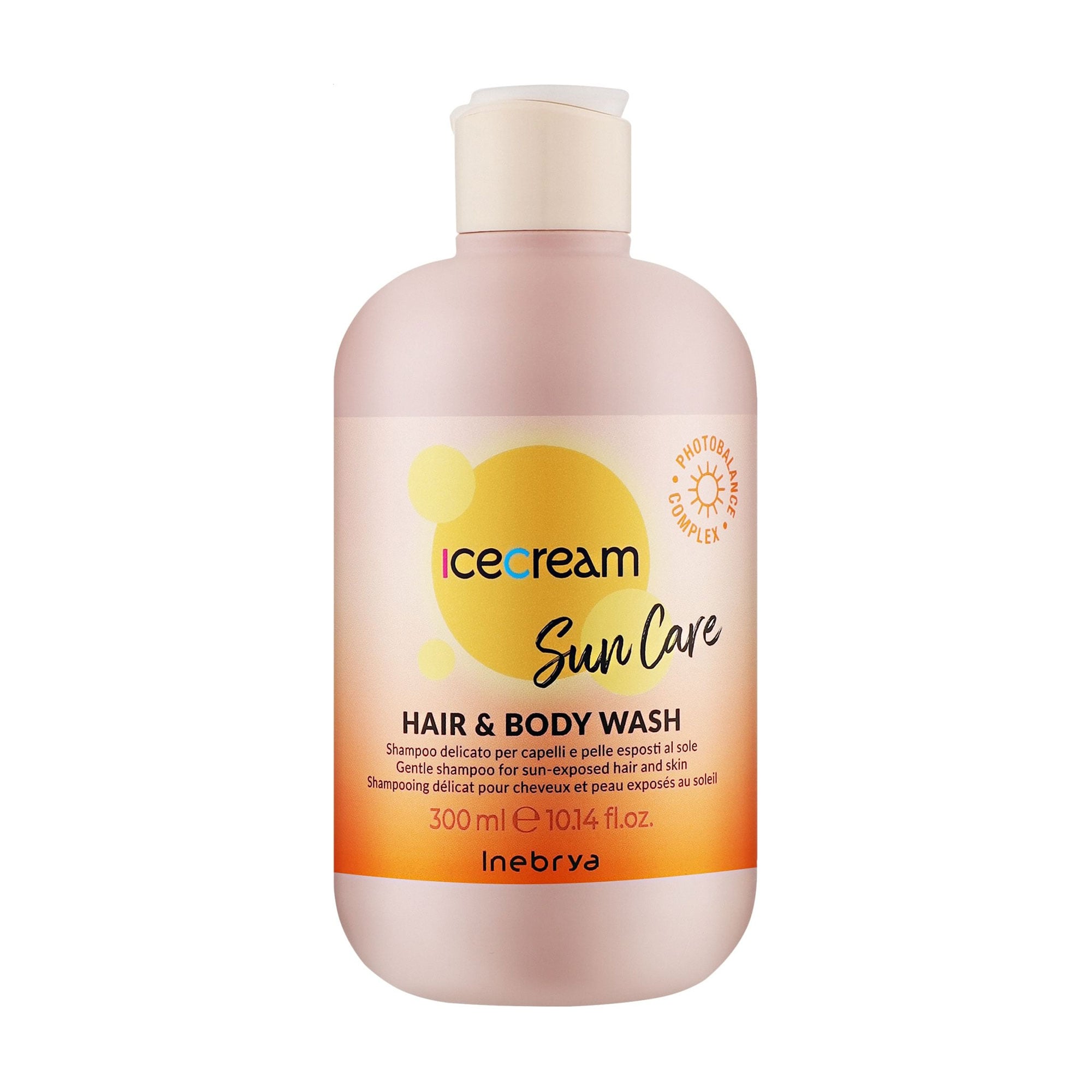 Шампунь та гель для волосся та тіла Inebrya Ice Sun Care Hair &amp; Body Wash Після сонця, 300 мл