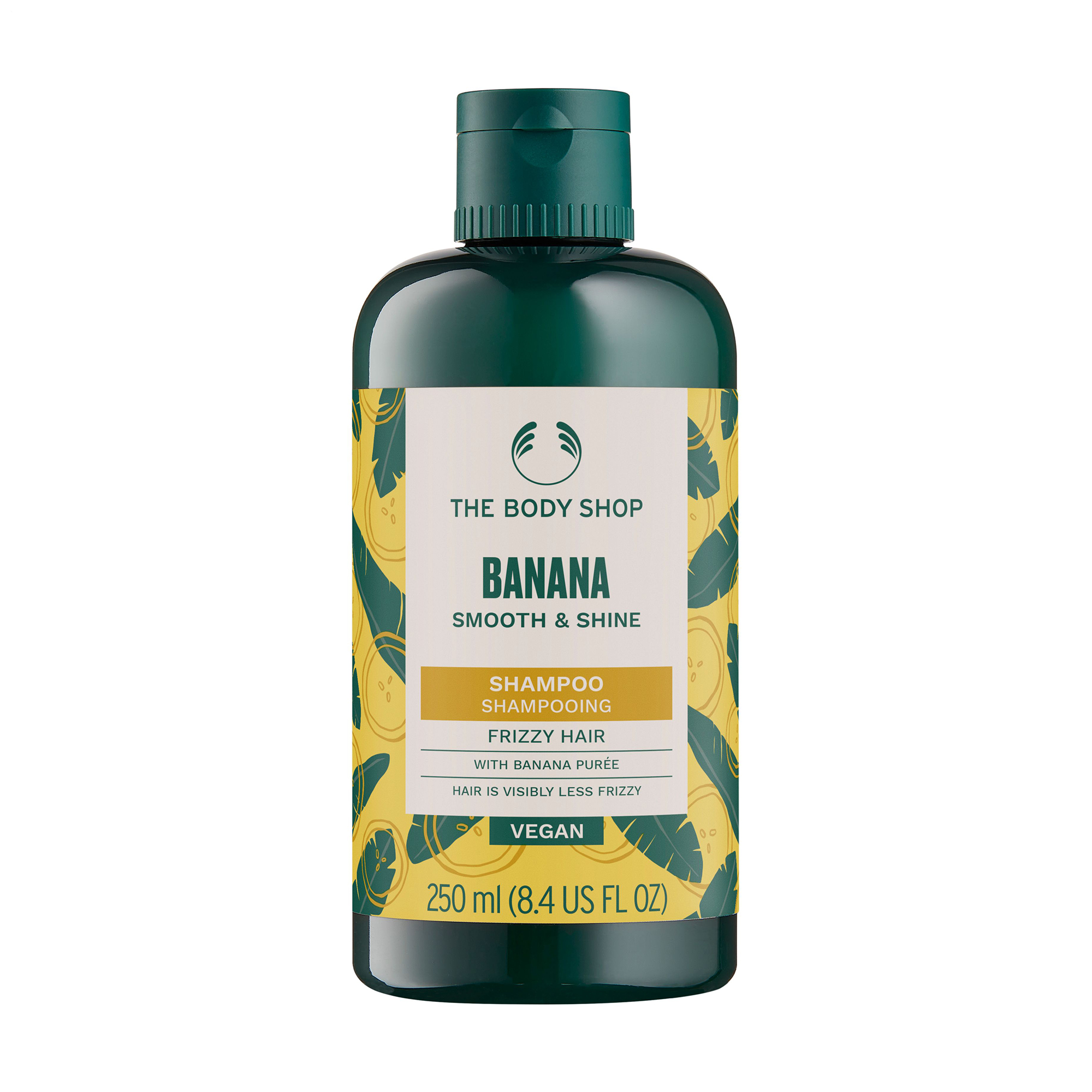 Шампунь The Body Shop Banana Smooth &amp; Shine Shampoo для сухого волосся, 250 мл