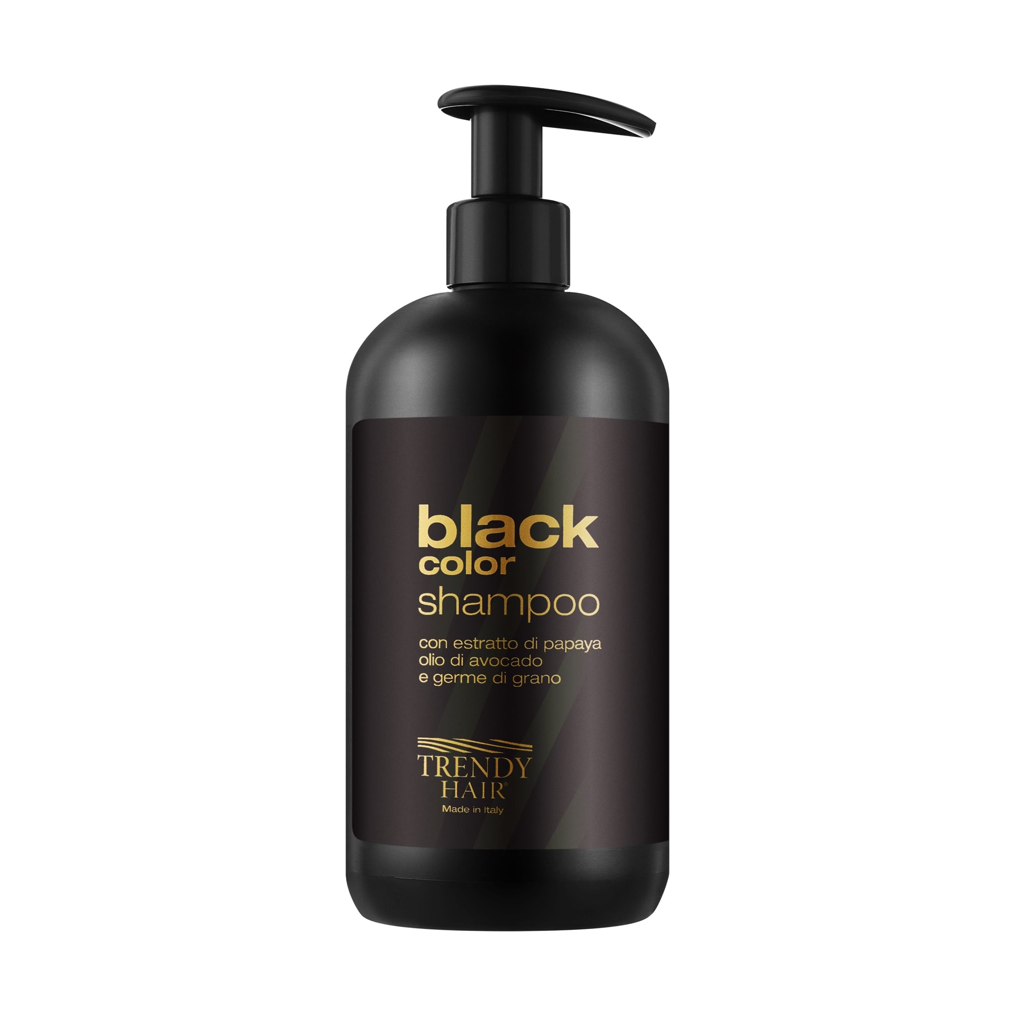 Шампунь Trendy Hair Black Color Shampoo для нейтралізації жовтизни освітленого волосся, 600 мл