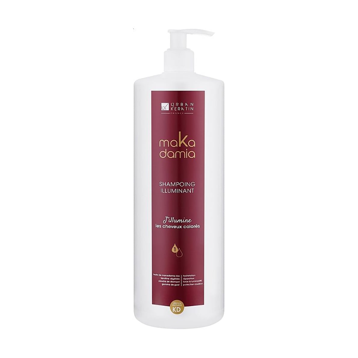Шампунь Urban Keratin Makadamia Shampoo для фарбованого волосся, 1 л