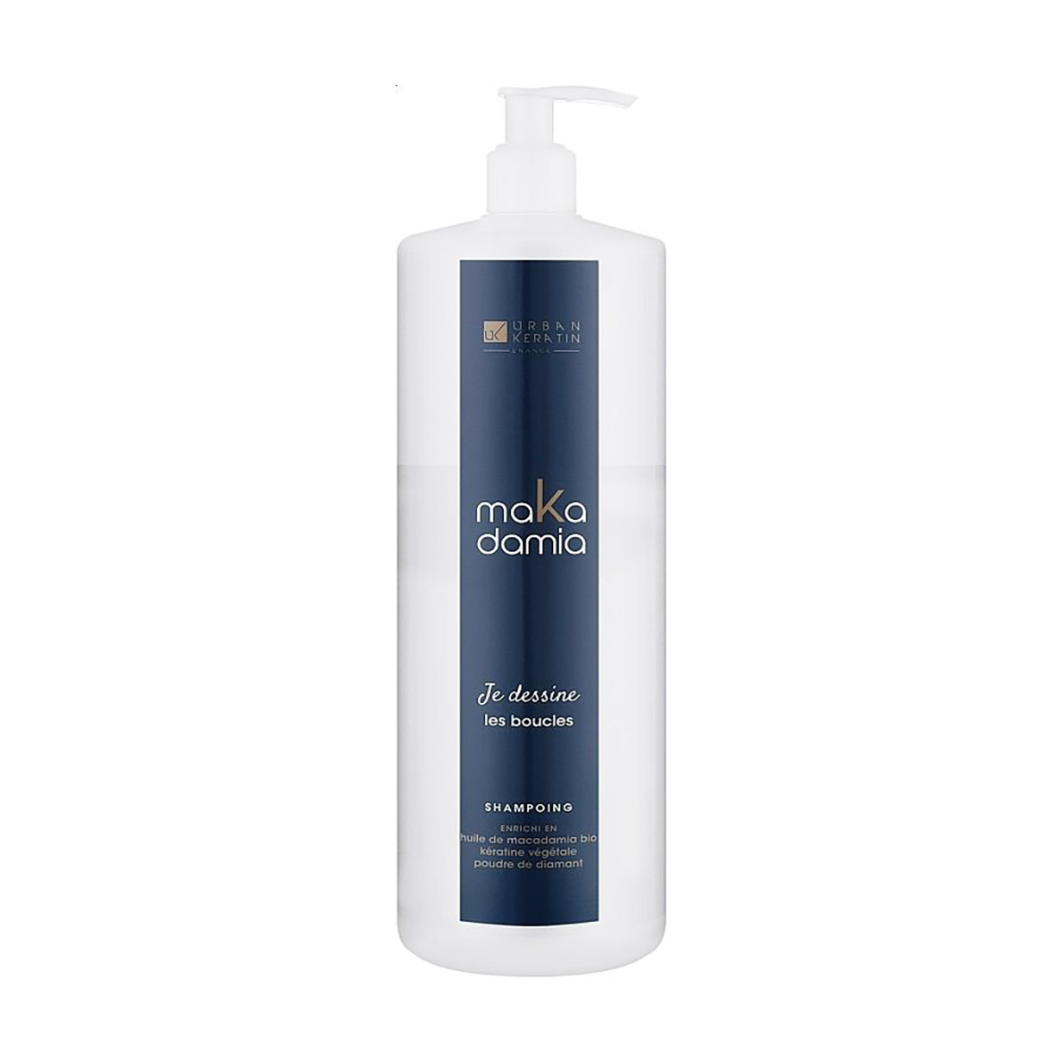 Шампунь Urban Keratin Makadamia Shampoo для хвилястого волосся, 1 л