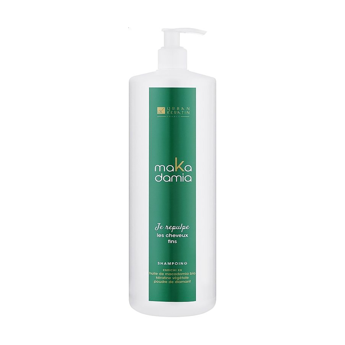 Шампунь Urban Keratin Makadamia Shampoo для тонкого волосся, 1 л
