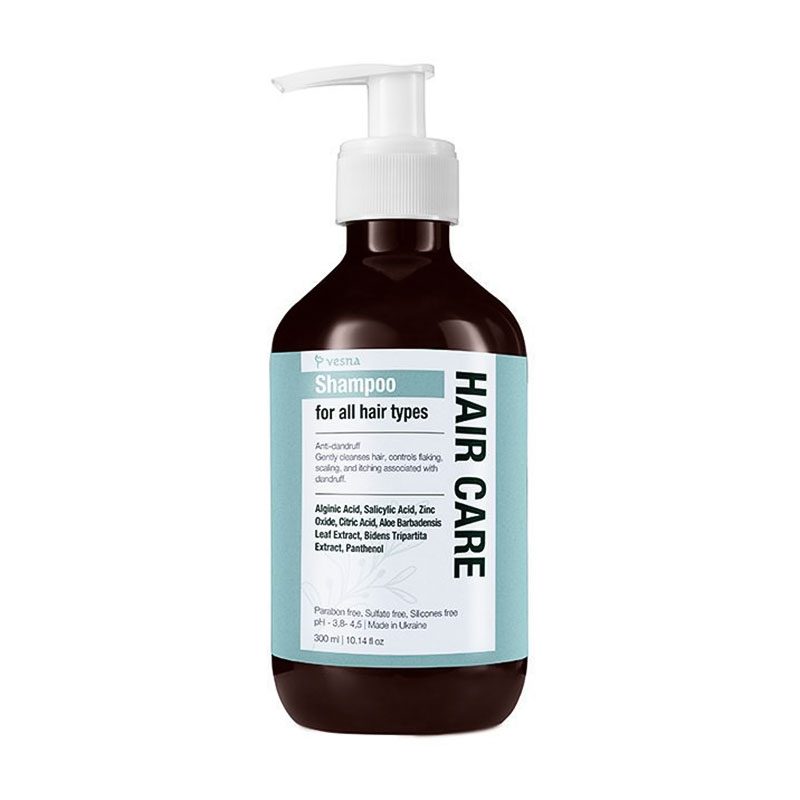 Шампунь Vesna Hair Care Shampoo проти лупи, для всіх типів волосся, 300 мл