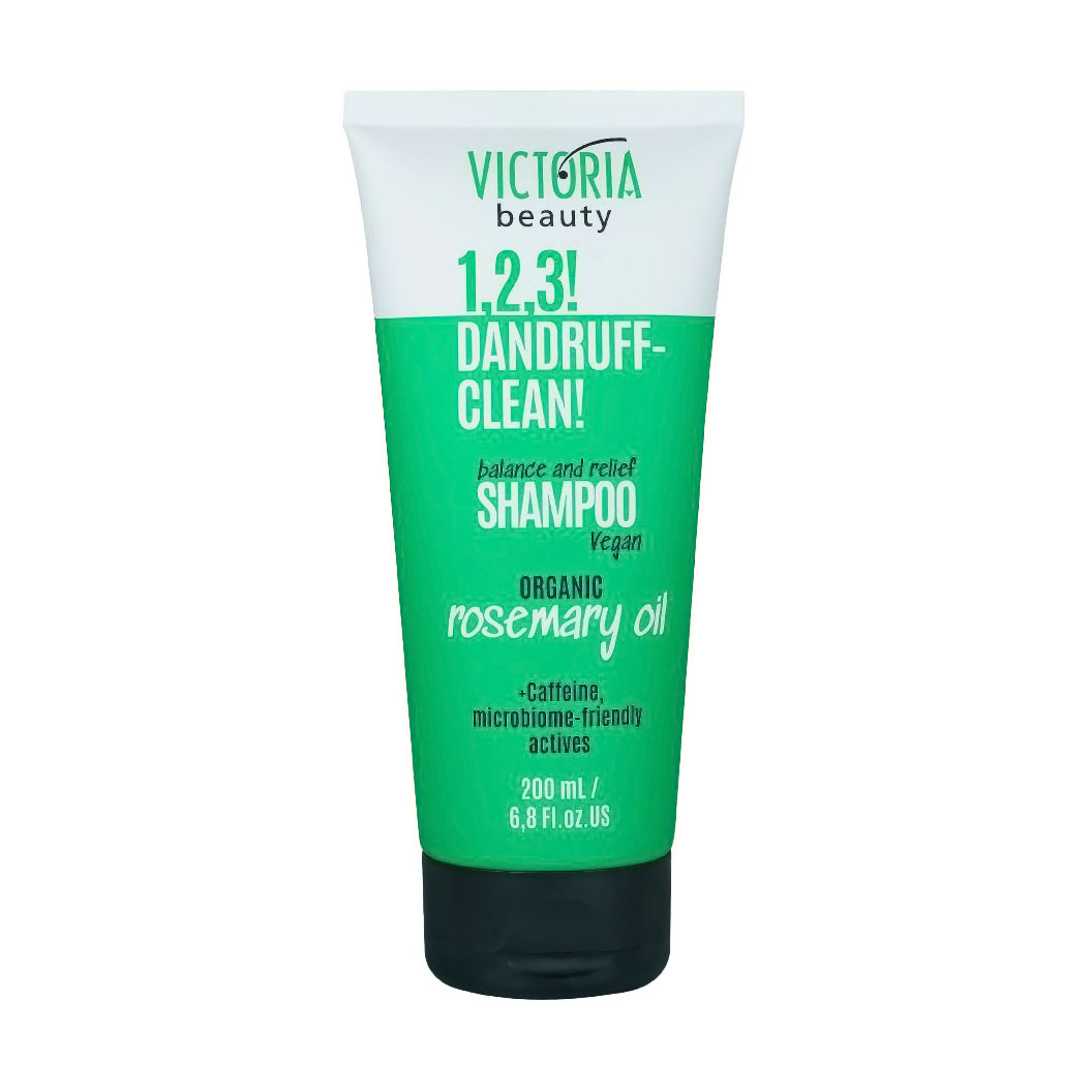 Шампунь Victoria Beauty 1, 2, 3! Dandruff-Clean! Shampoo для шкіри голови проти лупи, 200 мл