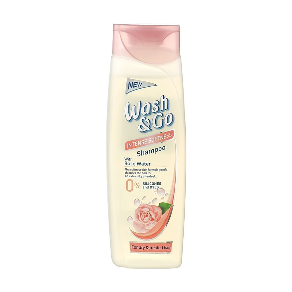 Шампунь Wash&amp;Go для сухого та пошкодженого волосся, з трояндовою водою, 200 мл