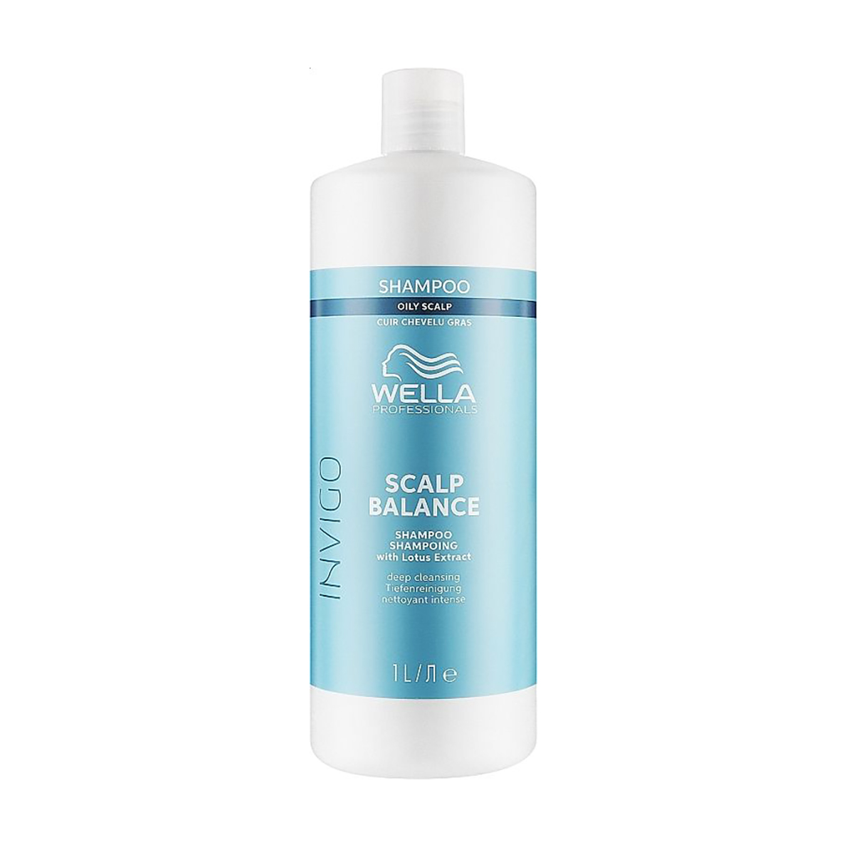 Шампунь Wella Professionals Invigo Scalp Balance Deep Cleansing Shampoo для жирного волосся, проти лупи, 1 л
