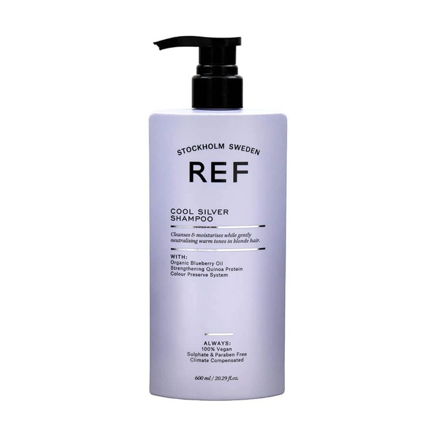 Шампунь з антижовтим ефектом REF Cool Silver Shampoo для світлого, знебарвленного та сивого волосся, 600 мл