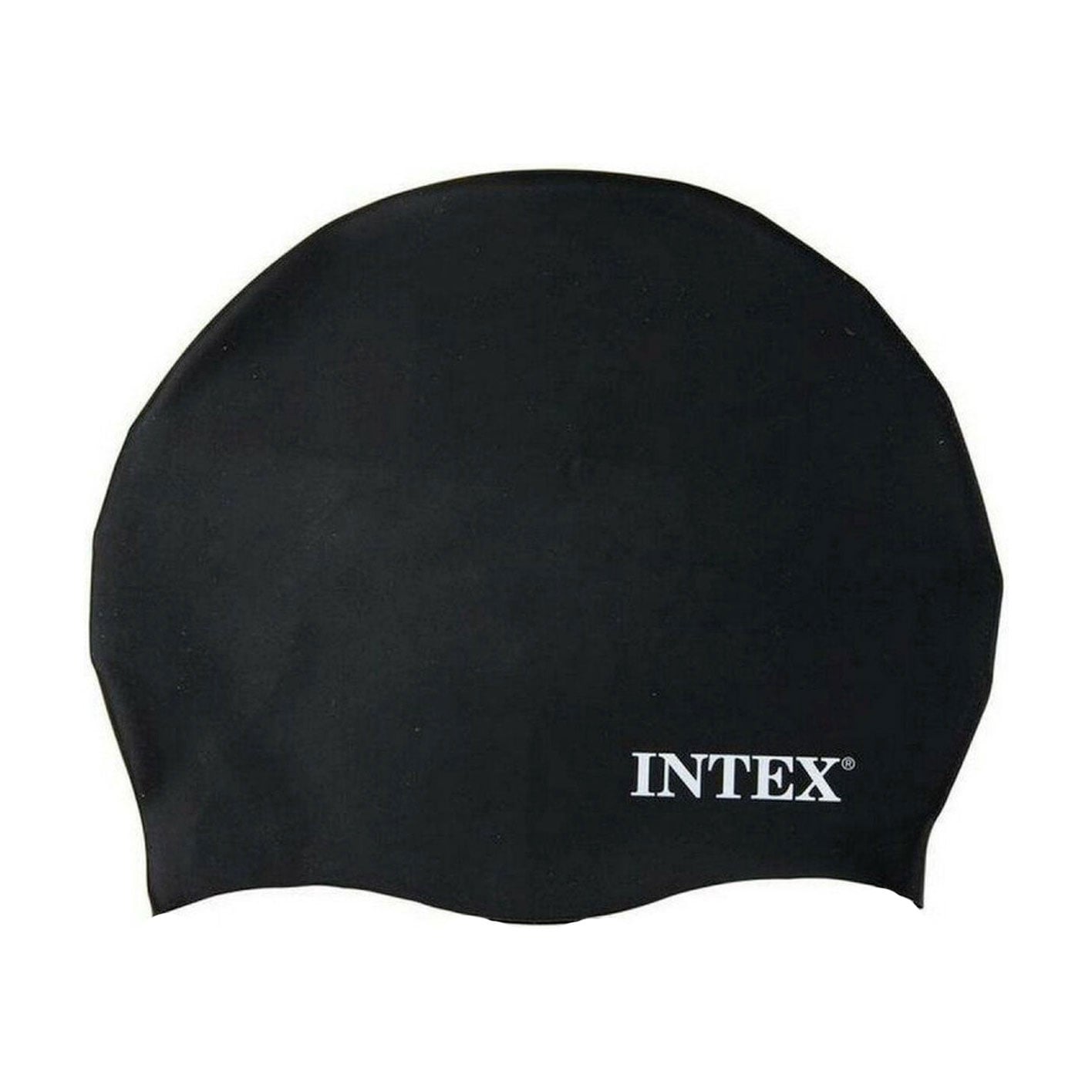 Шапочка для плавання Intex 20 см, від 8 років, чорна (55992)