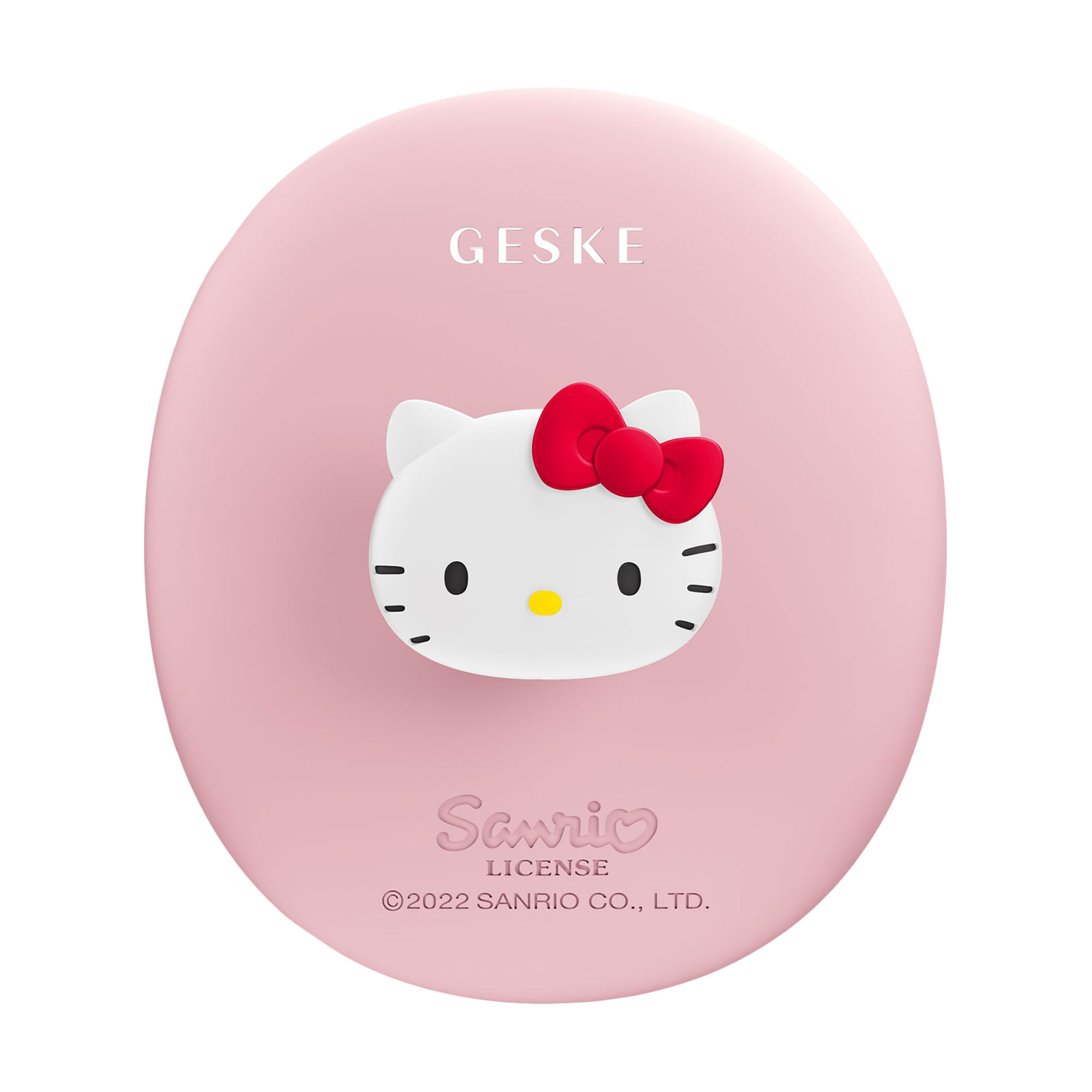 Щітка для обличчя Geske Facial Brush 3 в 1 by Hello Kitty рожева з тримачем, 1 шт
