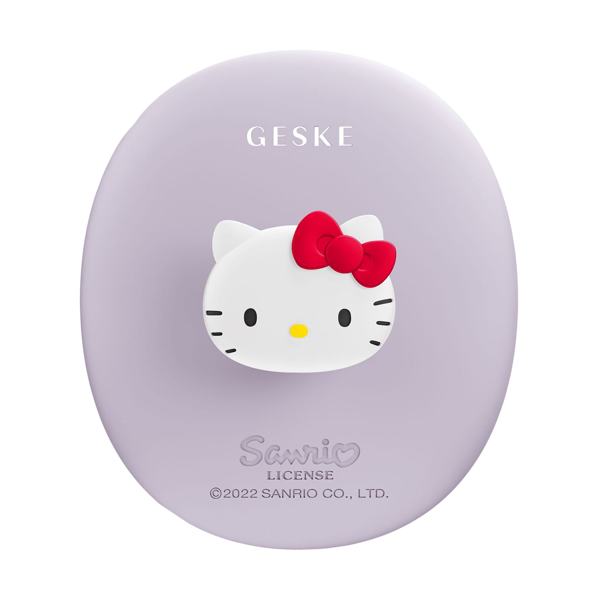 Щітка для обличчя Geske Facial Brush 3 в 1 by Hello Kitty фіолетова з тримачем, 1 шт