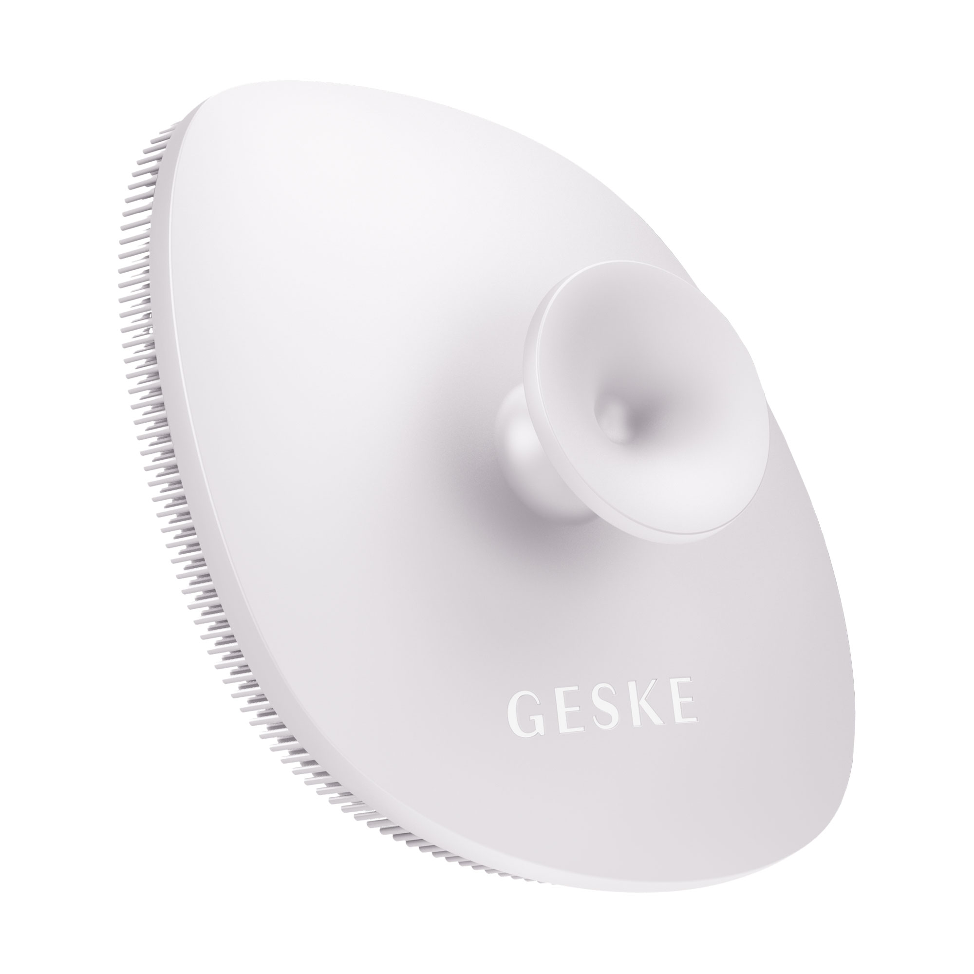 Щітка для обличчя Geske Facial Brush 4 в 1 пудровий, з тримачем