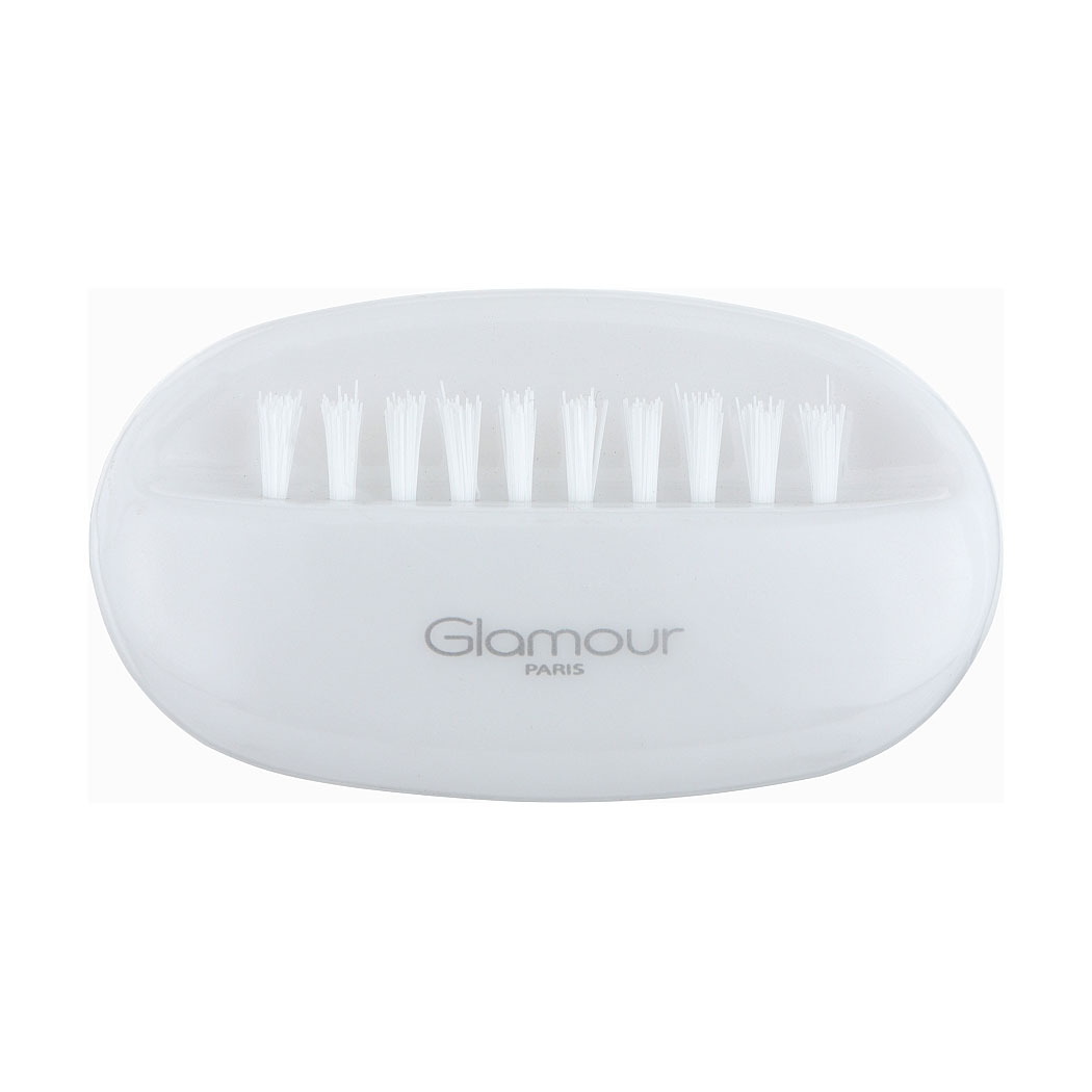 Щітка для рук та нігтів Inter-Vion Glamour біла, 1 шт