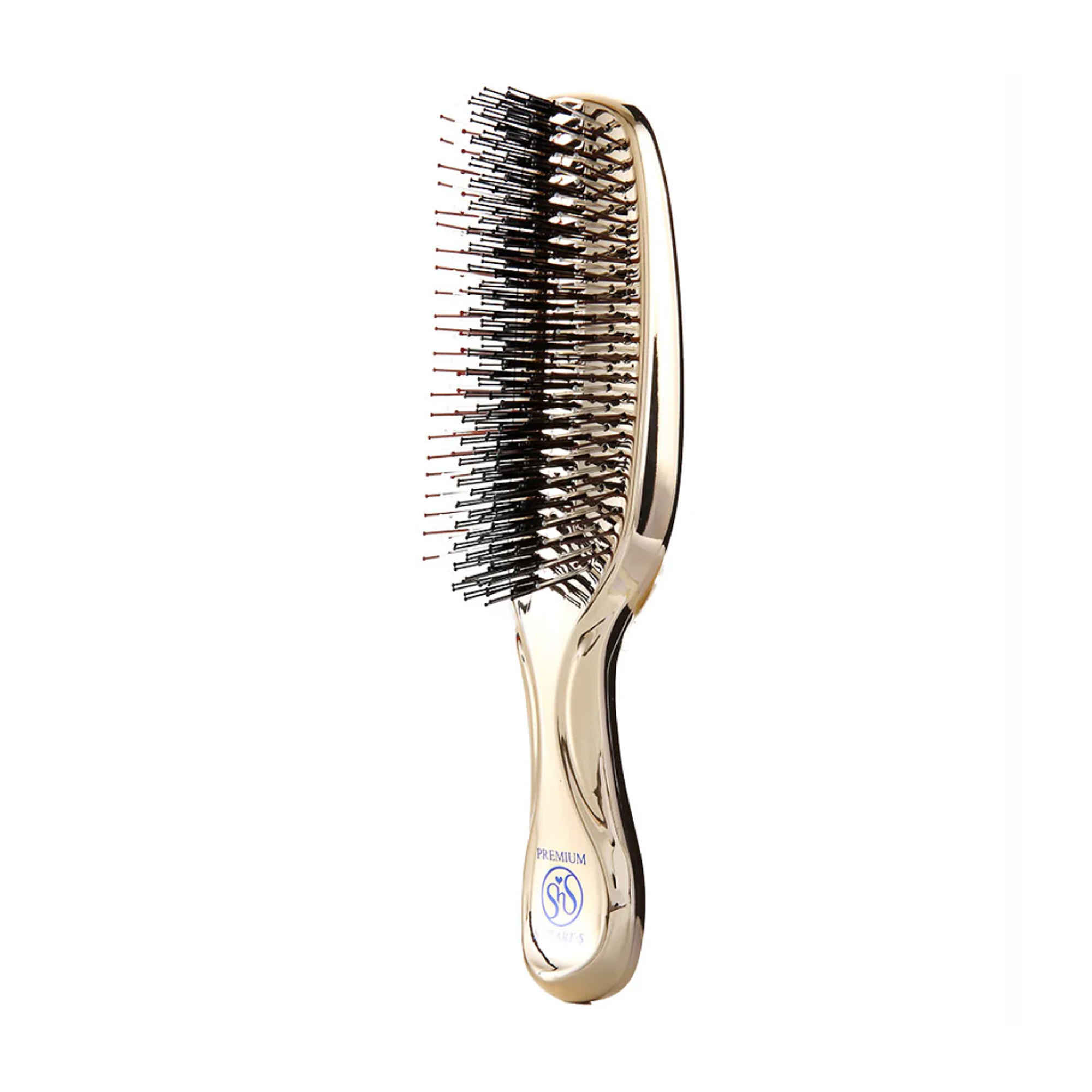 Щітка для шкіри голови S-Heart-S Scalp Brush World Premium довга, шампань золото, 1 шт (698090)