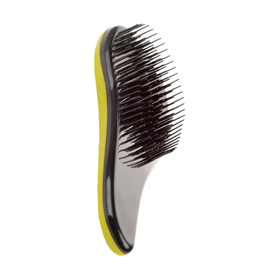 Щітка для волосся Cosmo Shop міні, фігурна, 15*5.5*2.5, Yellow, 1 шт (CS297Y)