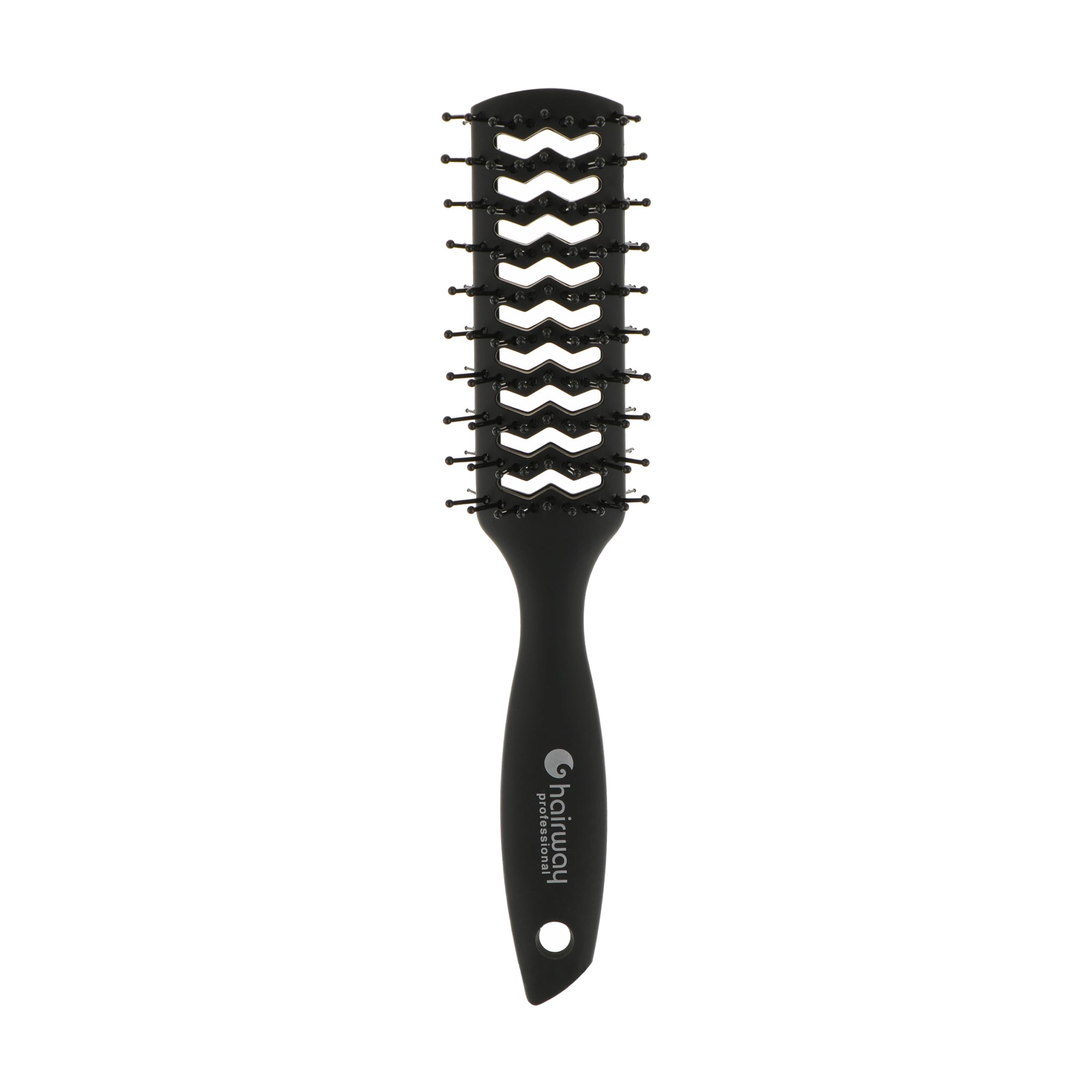 Щітка для волосся Hairway Carbon Advance тунельна, двостороння, карбонова, термостійка, антистатична, 1 шт (8255)